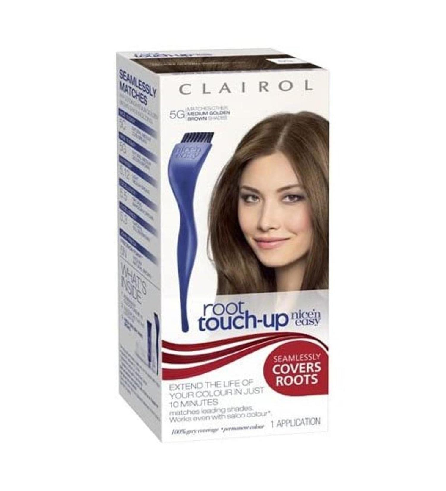 Clairol Root Touch Up Permanent Hair Dye 5G Medium Golden Brown - Buy Online on GoSupps.com