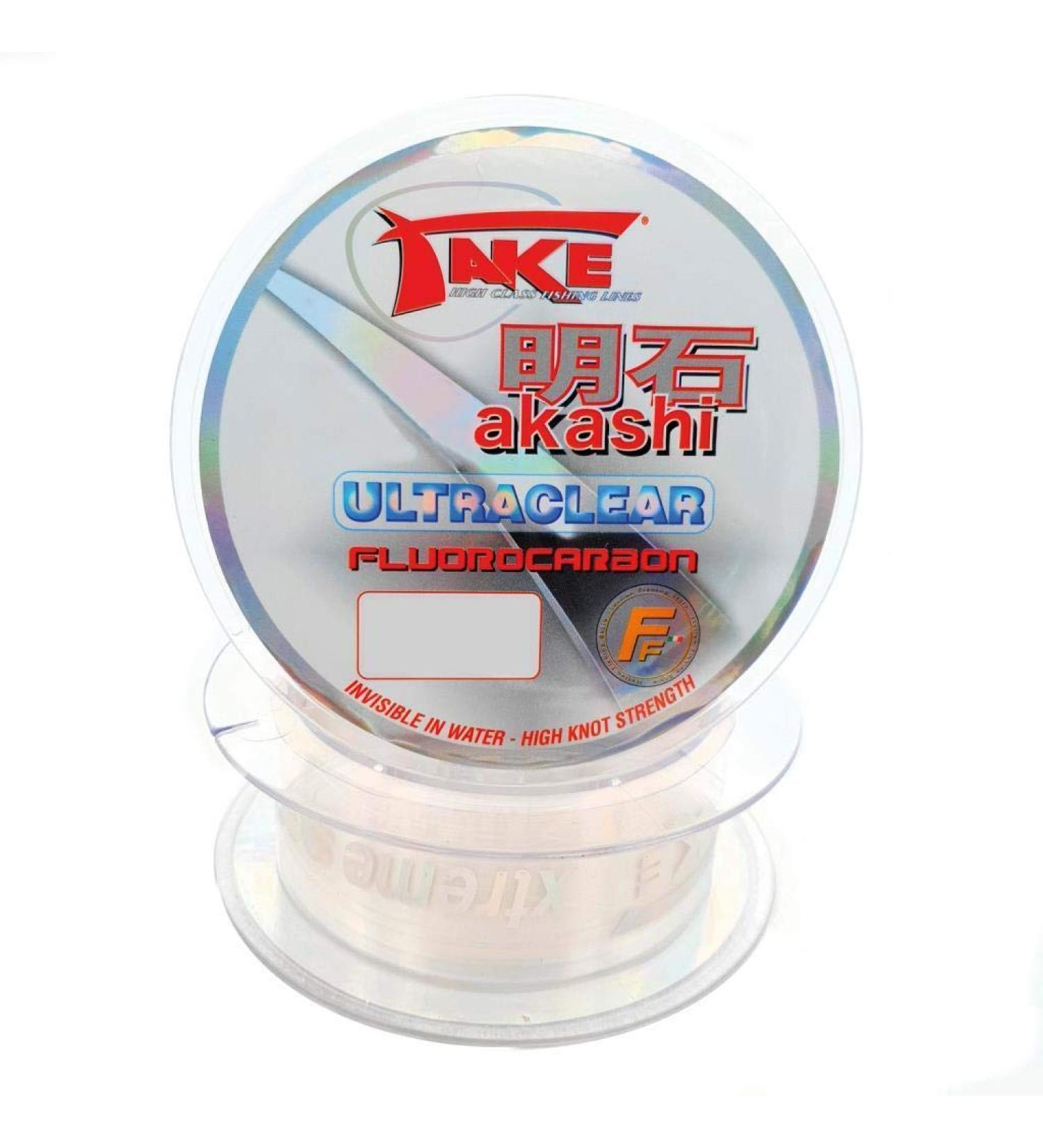 Lineaeffe Akashi Ultraclear Fluorocarbon 100m - 0.400mm Sea Spinning Surfcasting Line for Fishing - Buy Online on GoSupps.com