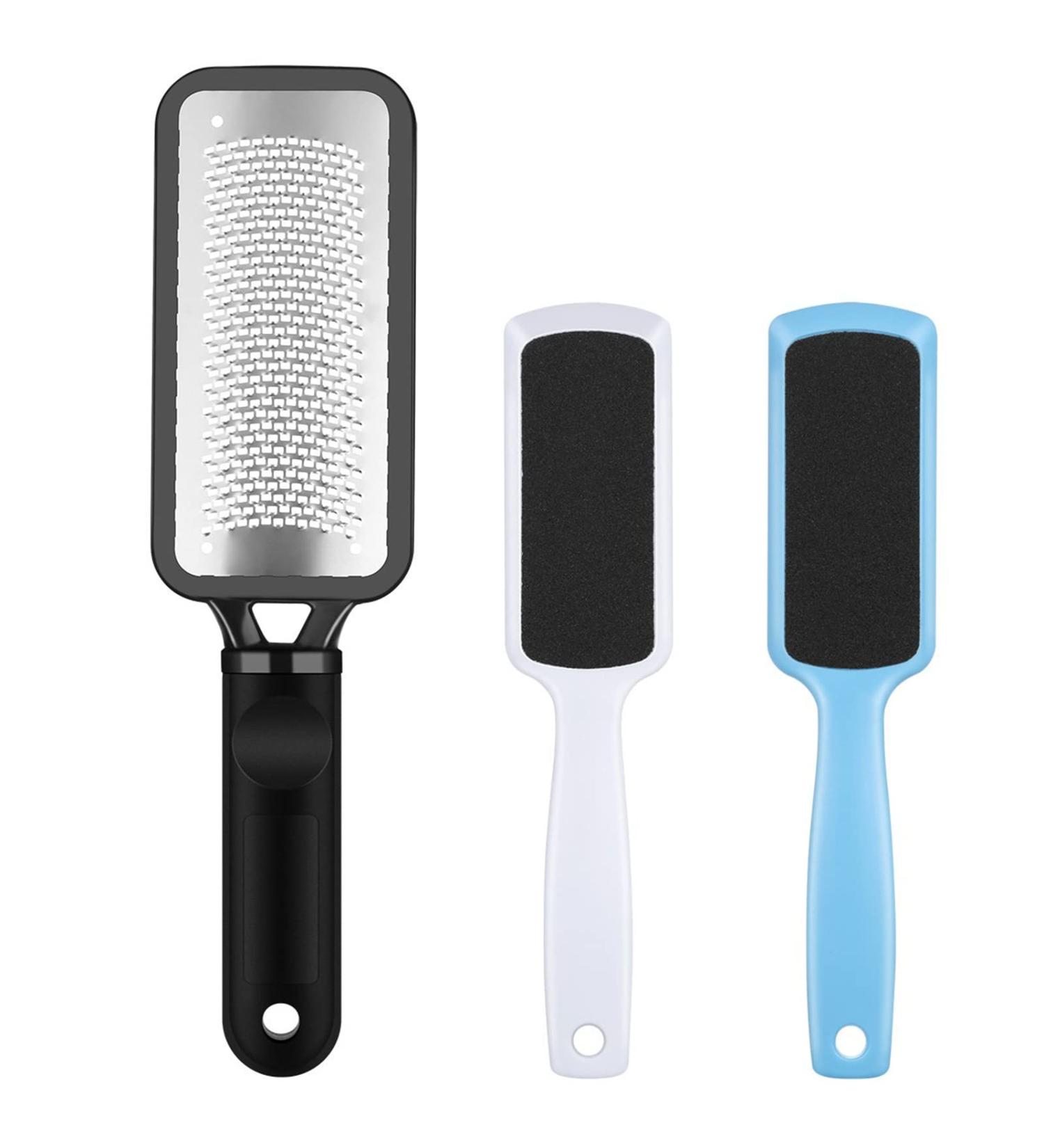3-Piece Colossal Foot File Kit - Professional Pedicure Tools for Callus Remover, Dead Skin, and Smooth Heels - Buy Online on GoSupps.com