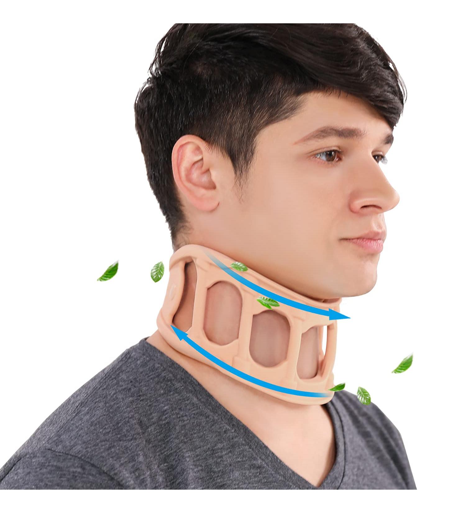 Shop Lmeili Neck Support - Soft Silicone Cervical Pain Relief Collar for Summer | Bathing & Shampooing Use - Buy Online on GoSupps.com