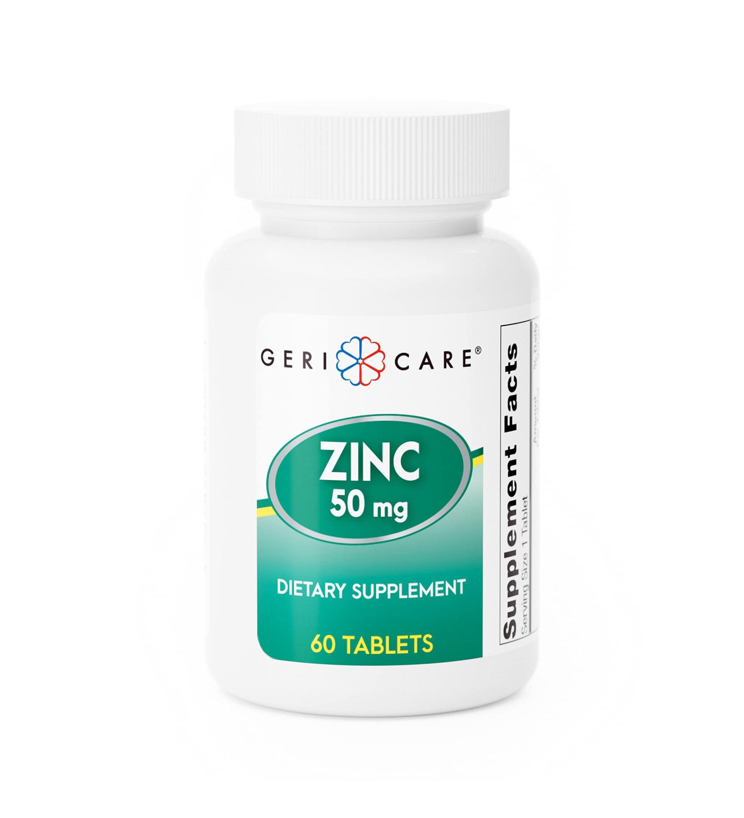 GeriCare Zinc Sulfate 220 mg - 60 Tablets