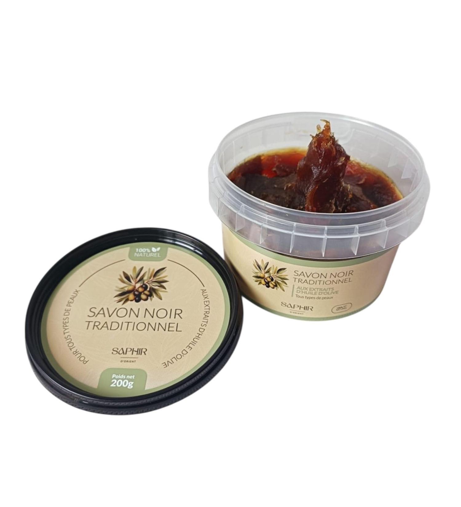  G n rique SAPHIR D'ORIENT Black Soap - Morocco - Beldi Soap - Scrub - 100% Natural - 200g - Buy Online on GoSupps.com