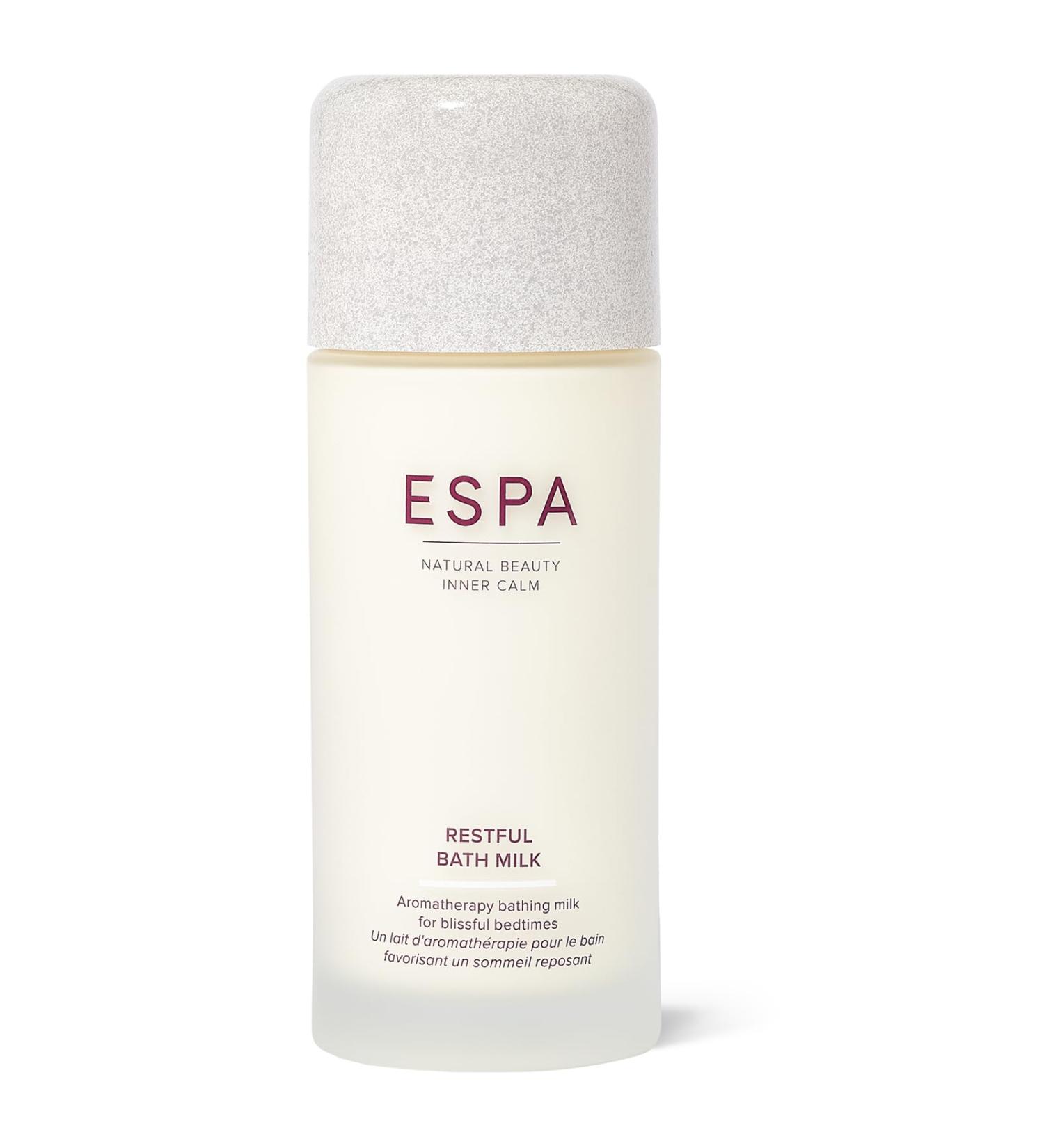 ESPA Restful Bath Milk 200ml | Relaxing & Nourishing Bath Soak for Ultimate Relaxation | International Shipping Available - Buy Online on GoSupps.com