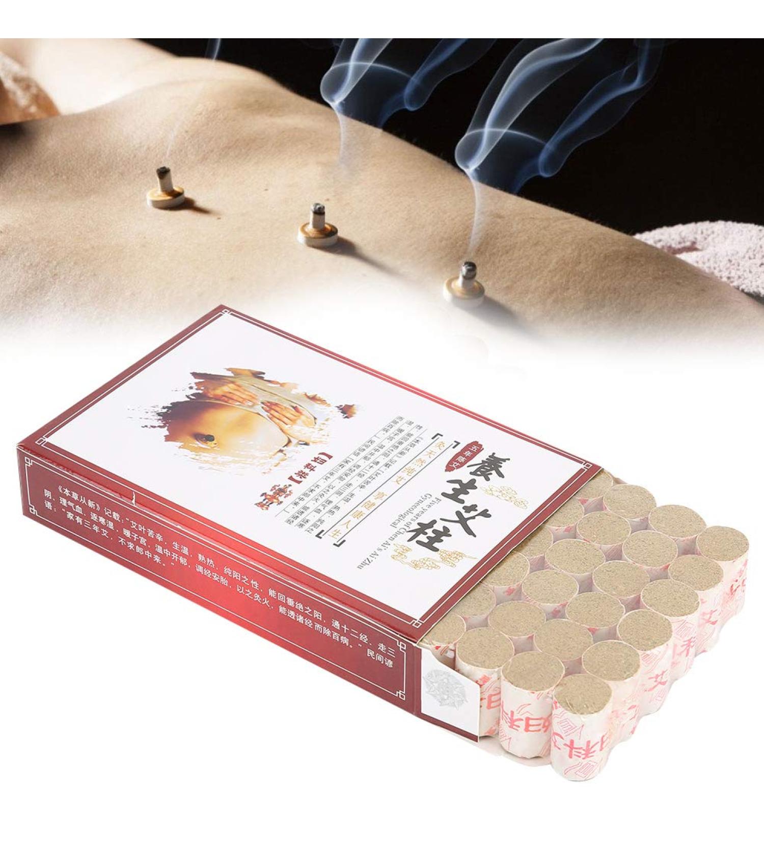 54PCS Moxibustion Rolls - Pure High Penetration Sticks & Mini Moxa Burner for Enhanced Healing | International Shipping Available - Buy Online on GoSupps.com