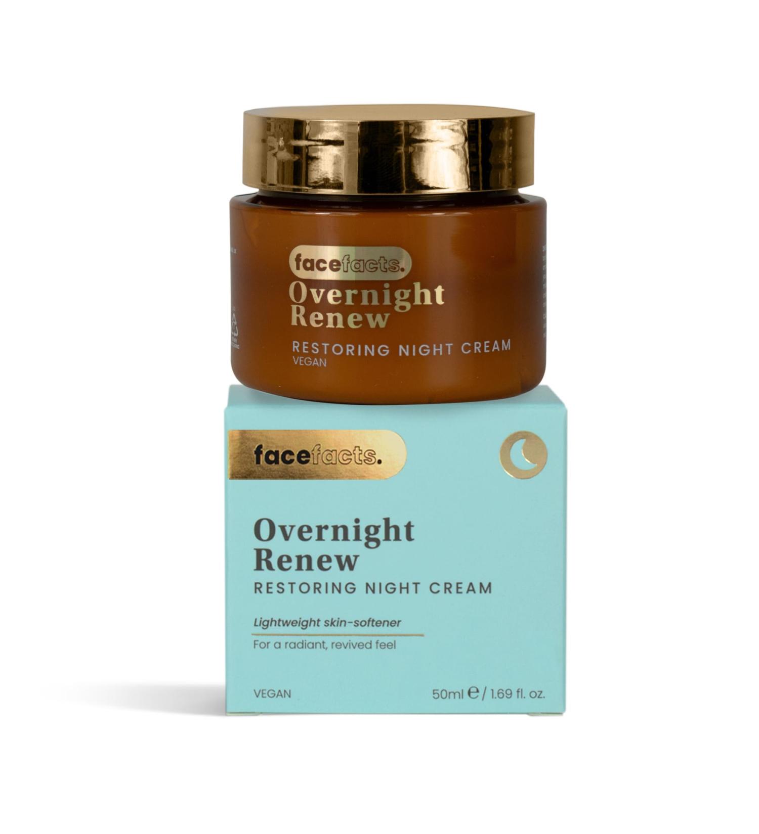  Face Facts Face Facts Overnight Renew Restructuring Night Cream - Buy Online on GoSupps.com