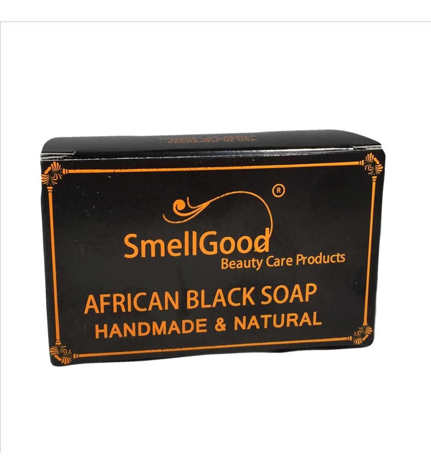 Raw African Black Soap 1lb - Natural Skincare for All Skin Types | Shop Internationally - Buy Online on GoSupps.com