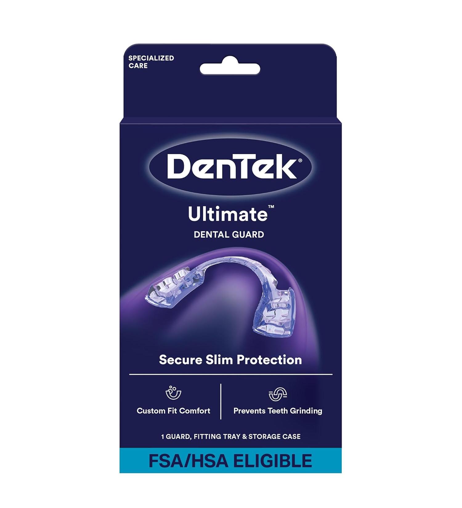 DenTek Ultimate Dental Guard - Ultra Light Slim Design with Storage Case & SmartFit Tray - Buy Online on GoSupps.com