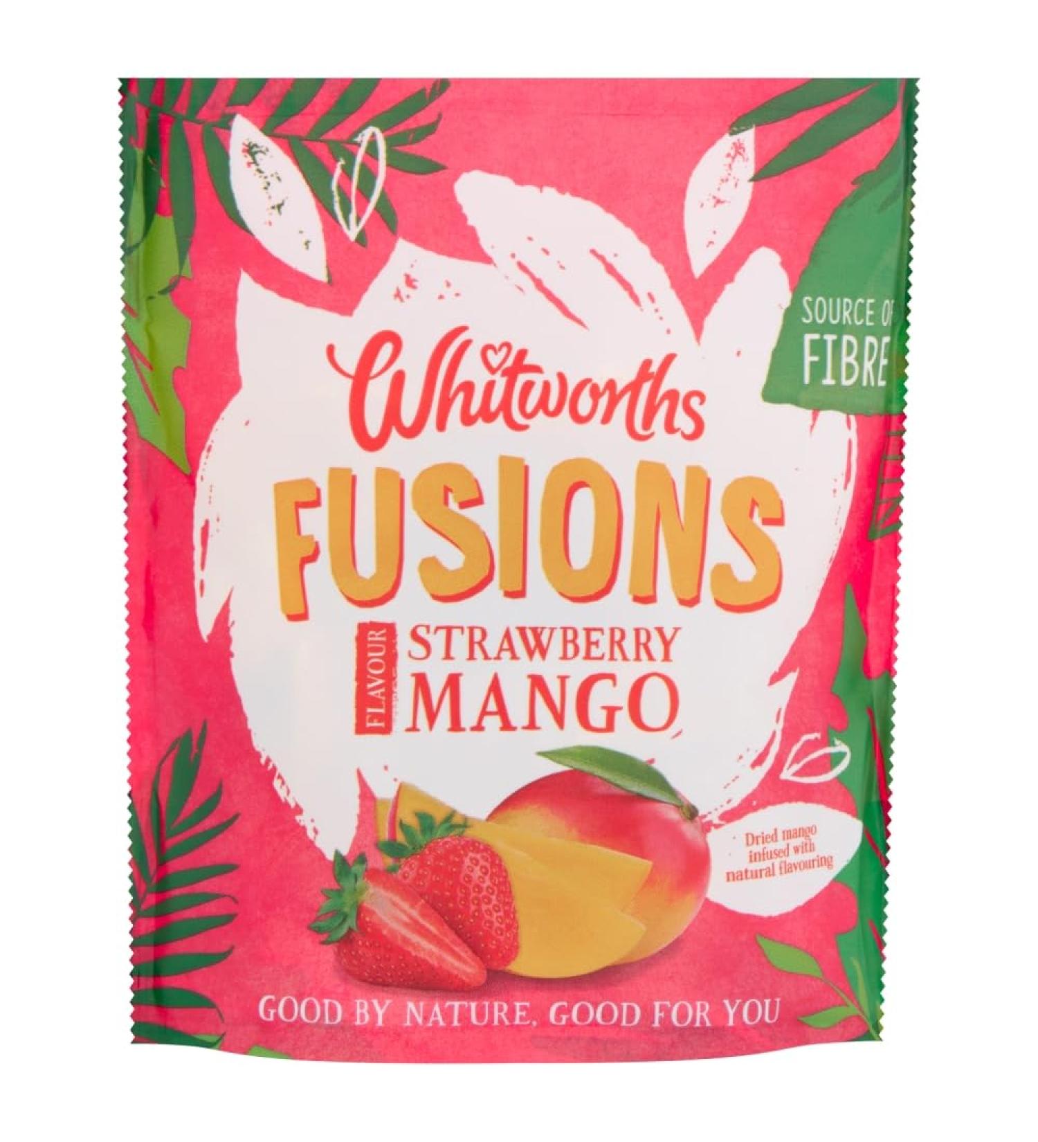 Whitworths Fusions Strawberry Mango 75g