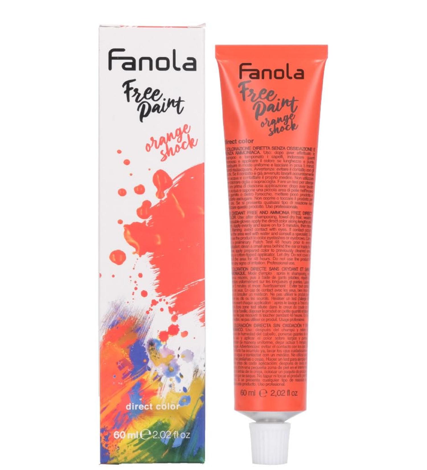 Fanola Free Paint Orange Shock 100 ml Orange Shock 1 piece (1 pack)