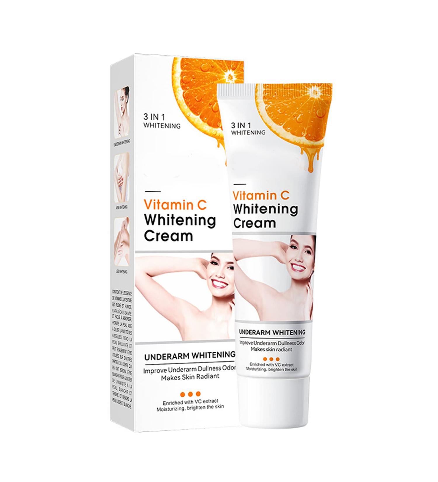Whitening Cream Underarm Whitening Cream For Dark Armpit Treatment Skin Whitening Cream For Knees With Vitamin C Body Creams For Women Armpit Whitening Cream Lightening Cream For Knees& Elbows&Leg - Buy Online on GoSupps.com