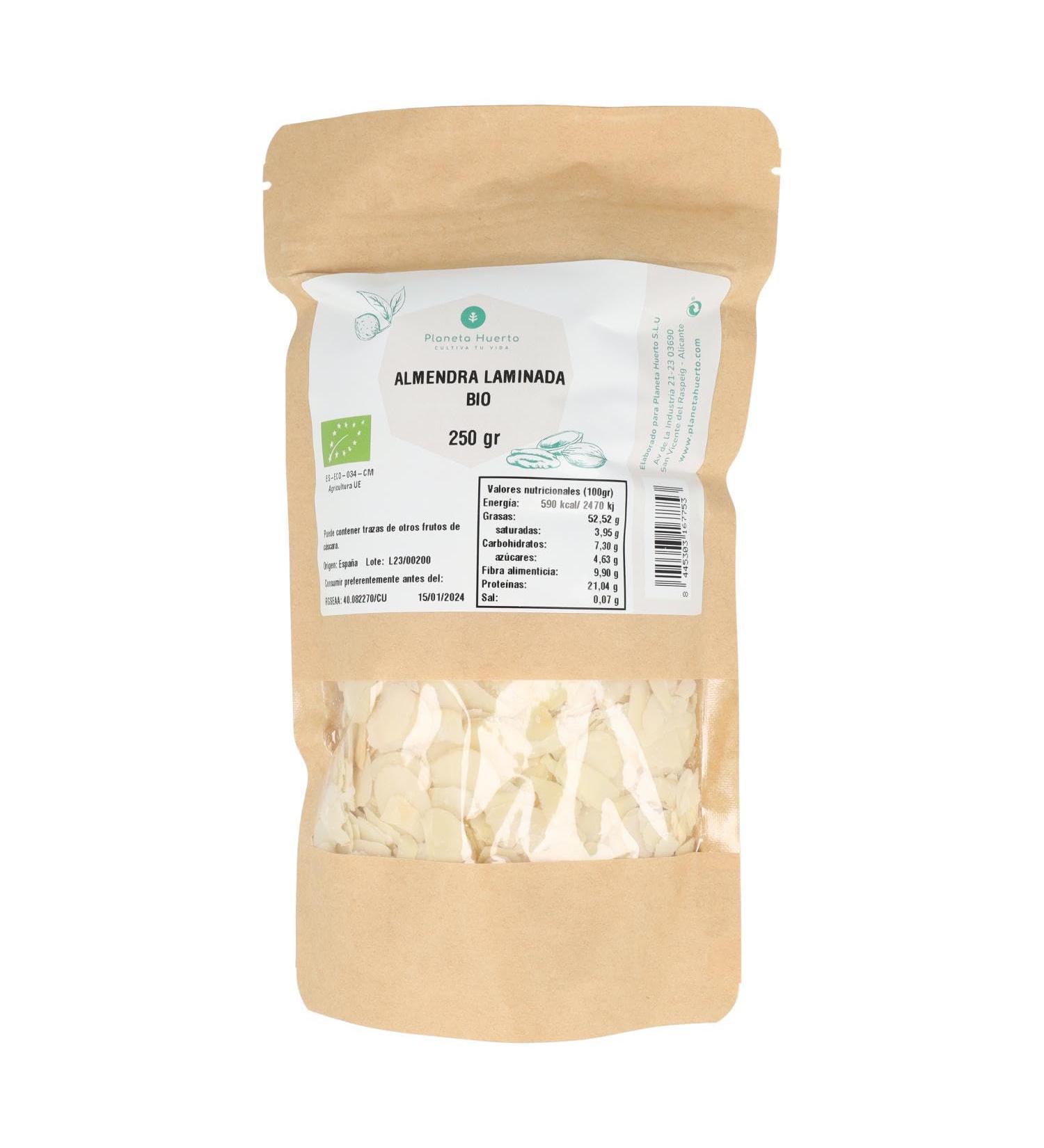 Planet Vegetable Garden | Ecological Laminated Almond – Perfect for Baking and Dish Decoration, 250g