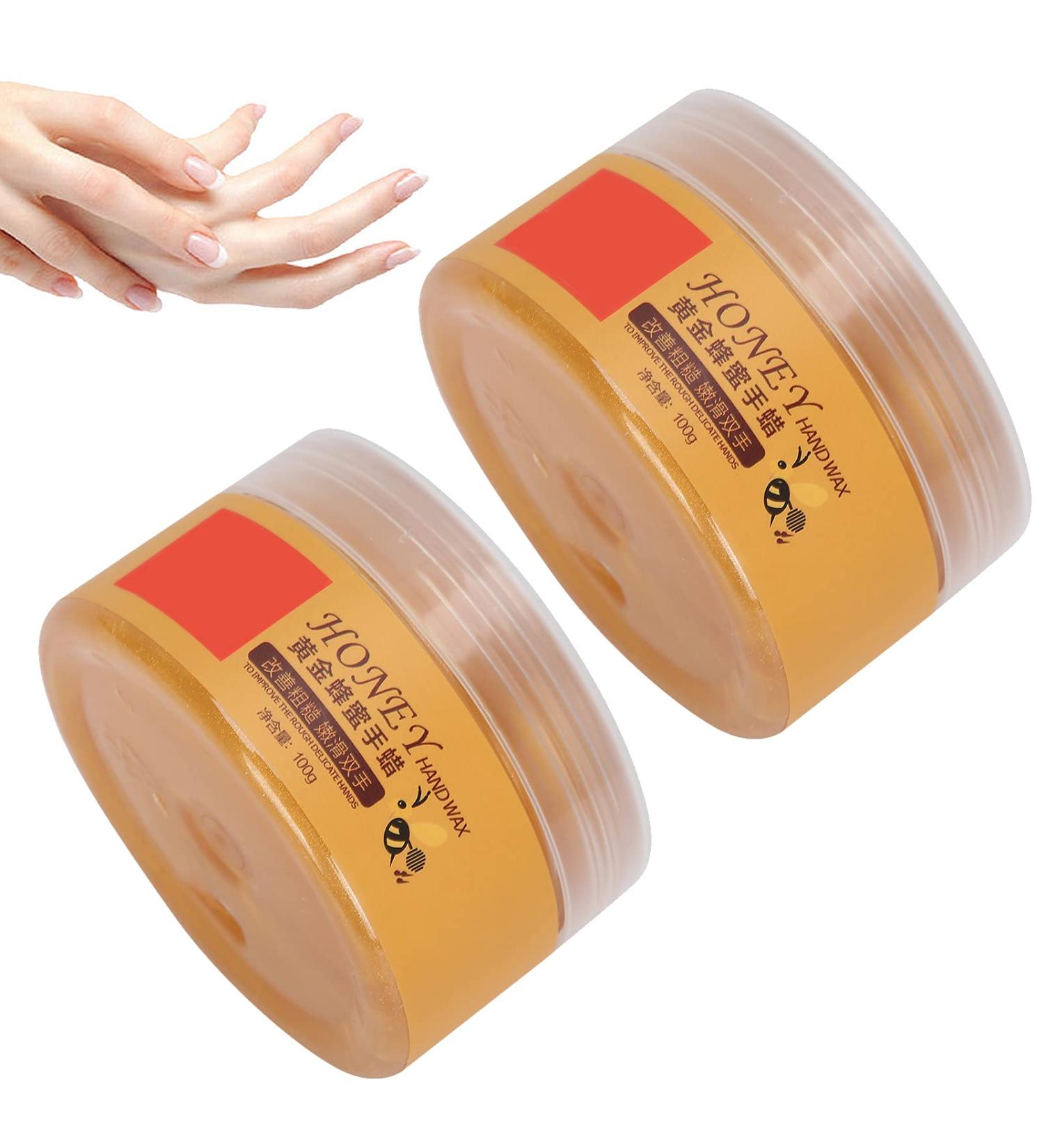 Hand Wax 2 Pack | Honey Exfoliating Hand Mask | Whitening & Moisturizing Care for All Skin Types - Buy Online on GoSupps.com