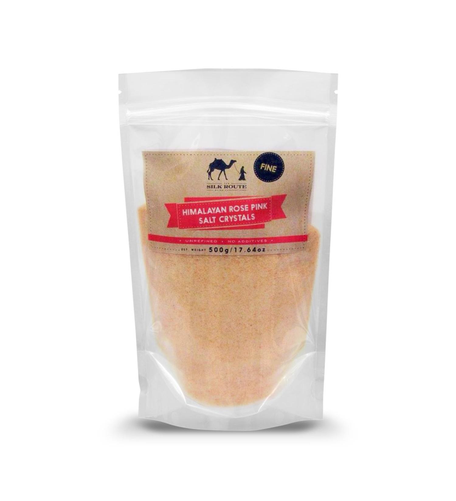 SRS Co. Himalayan Rose Pink Salt 1.1lb Resealable Pouch - 1.105lb - Buy Online on GoSupps.com
