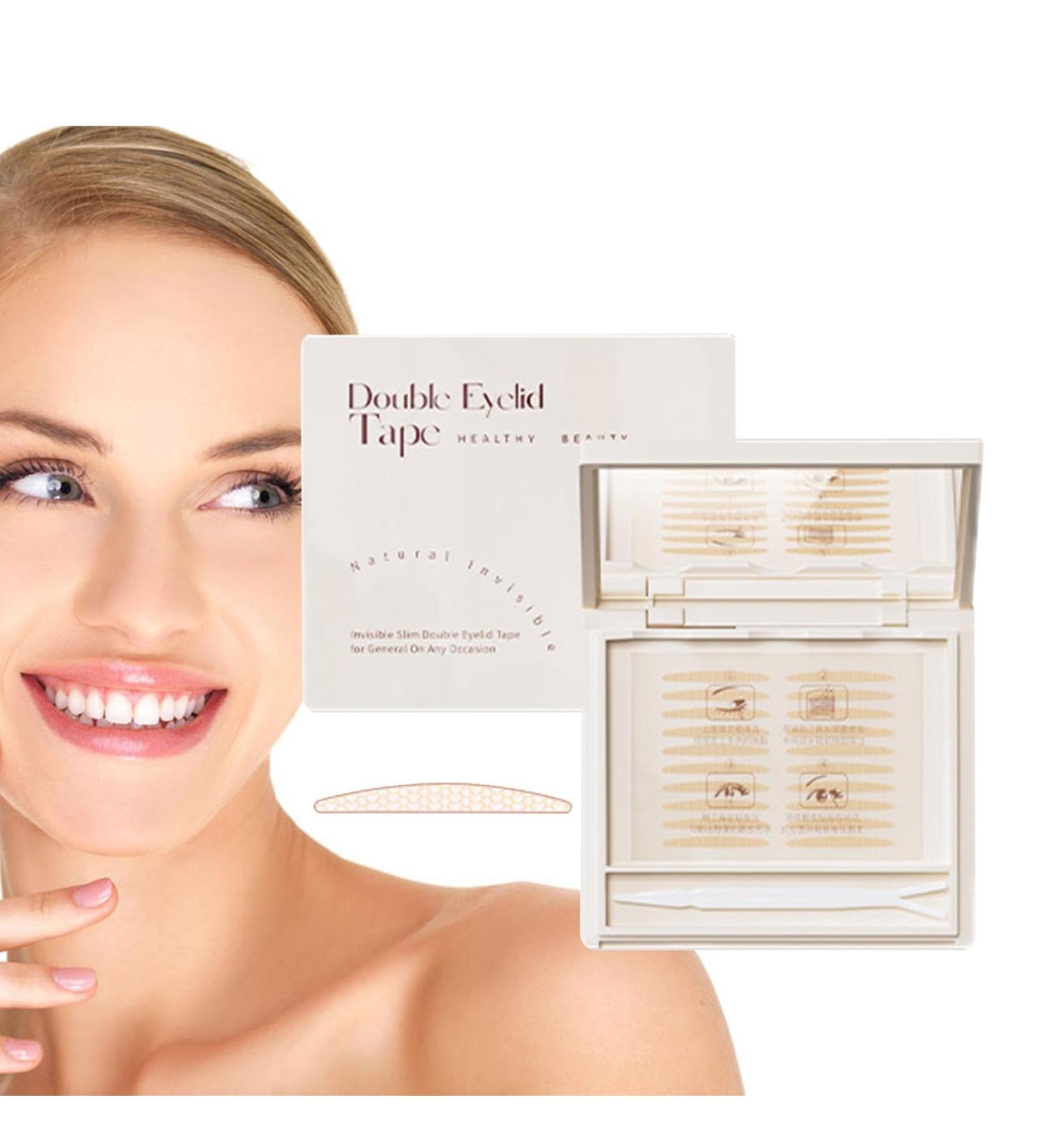Eyelid Lifter Strips Sweatproof Invisible Eyelid Lift Strips Invisible Eyelid Lift Strips Glue- And Invisible Eyelashes For Uneven Mono-Eyelids Fulenyi M Crescent (120 Stickers) - Buy Online on GoSupps.com