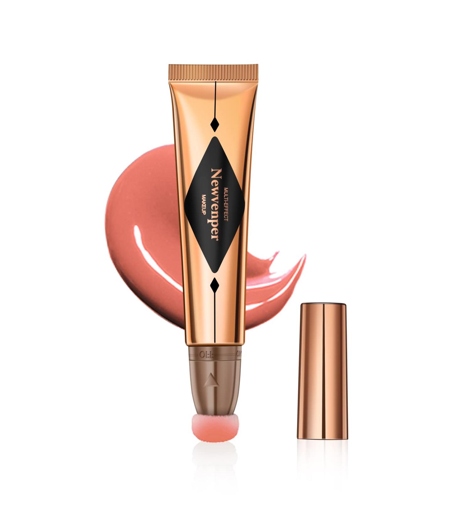 Long-Lasting Liquid Facial Blush with Pillow Applicator - Creamy Smooth Formula - Wall Pink #03 - 15g (1 Pack) | Shop Internationally - Buy Online on GoSupps.com