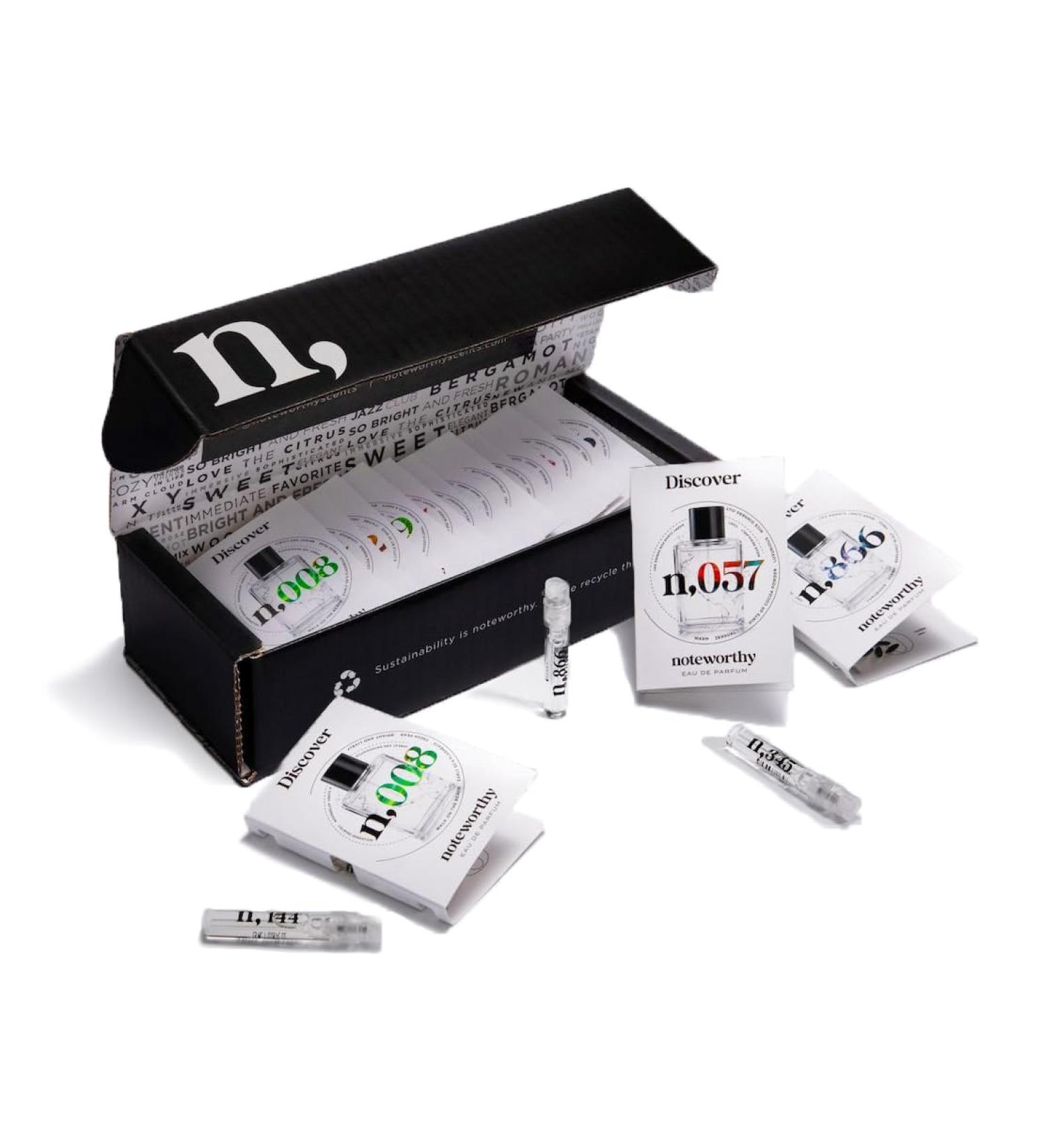 Noteworthy Fragrance Sampler Set | Luxury Perfume Samples | Includes Credit Toward 100ml Purchase | Notes of Vanilla Sandalwood Citrus & More | Cruelty-Free Made in USA (Signature - 15 Samples) 1.5ml (Pack of 15) - Buy Online on GoSupps.com