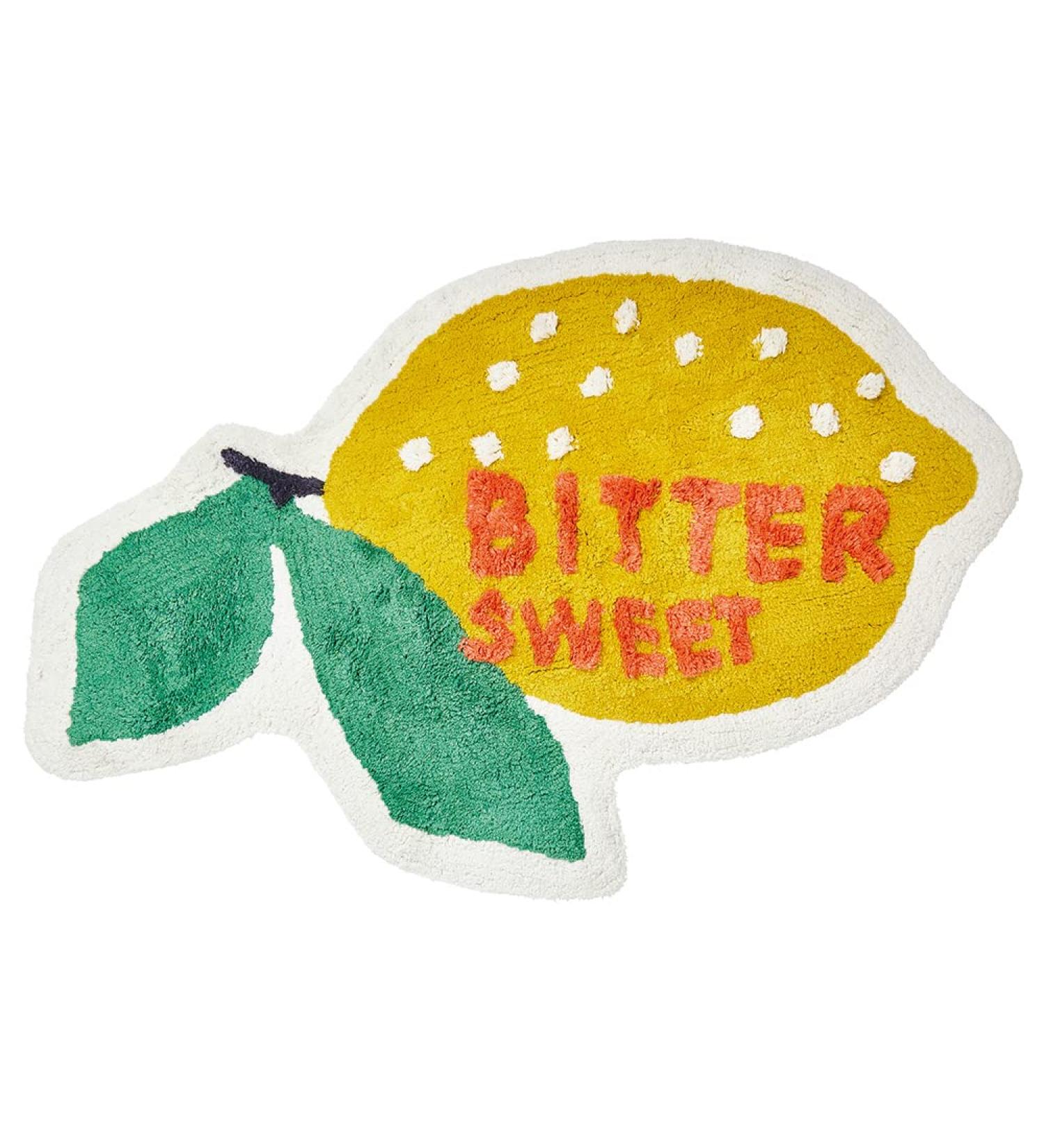 JOULES LEMON BATH MAT