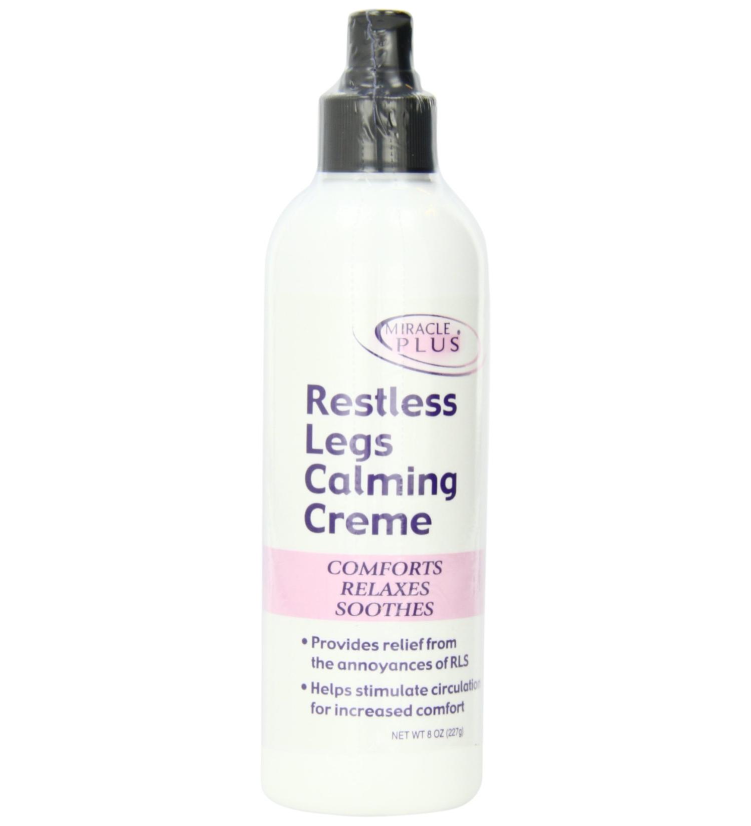 Miracle Plus Restless Legs Calming Cr me - Soothes and Relieves Discomfort - Buy Online on GoSupps.com