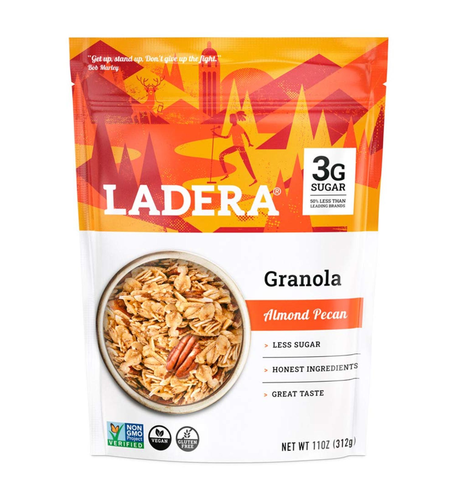 Ladera Granola | Almond Pecan Granola | Low Sugar | Gluten Free & Vegan | Granola Breakfast | Healthy Snack | 11 oz Almond Pecan 11 Ounce (Pack of 1) - Buy Online on GoSupps.com