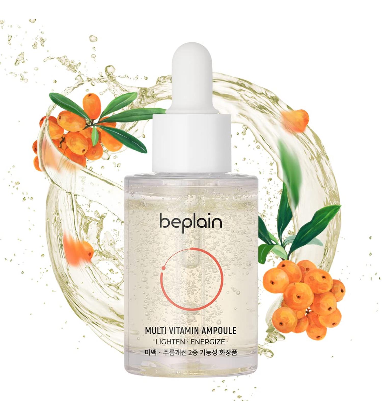 beplain Multi-Vitamin & Niacinamide Serum (1.01 fl oz) for Dark Spot Treatment | Sensitive Skin Facial Serum | Korean Kbeauty - Buy Online on GoSupps.com