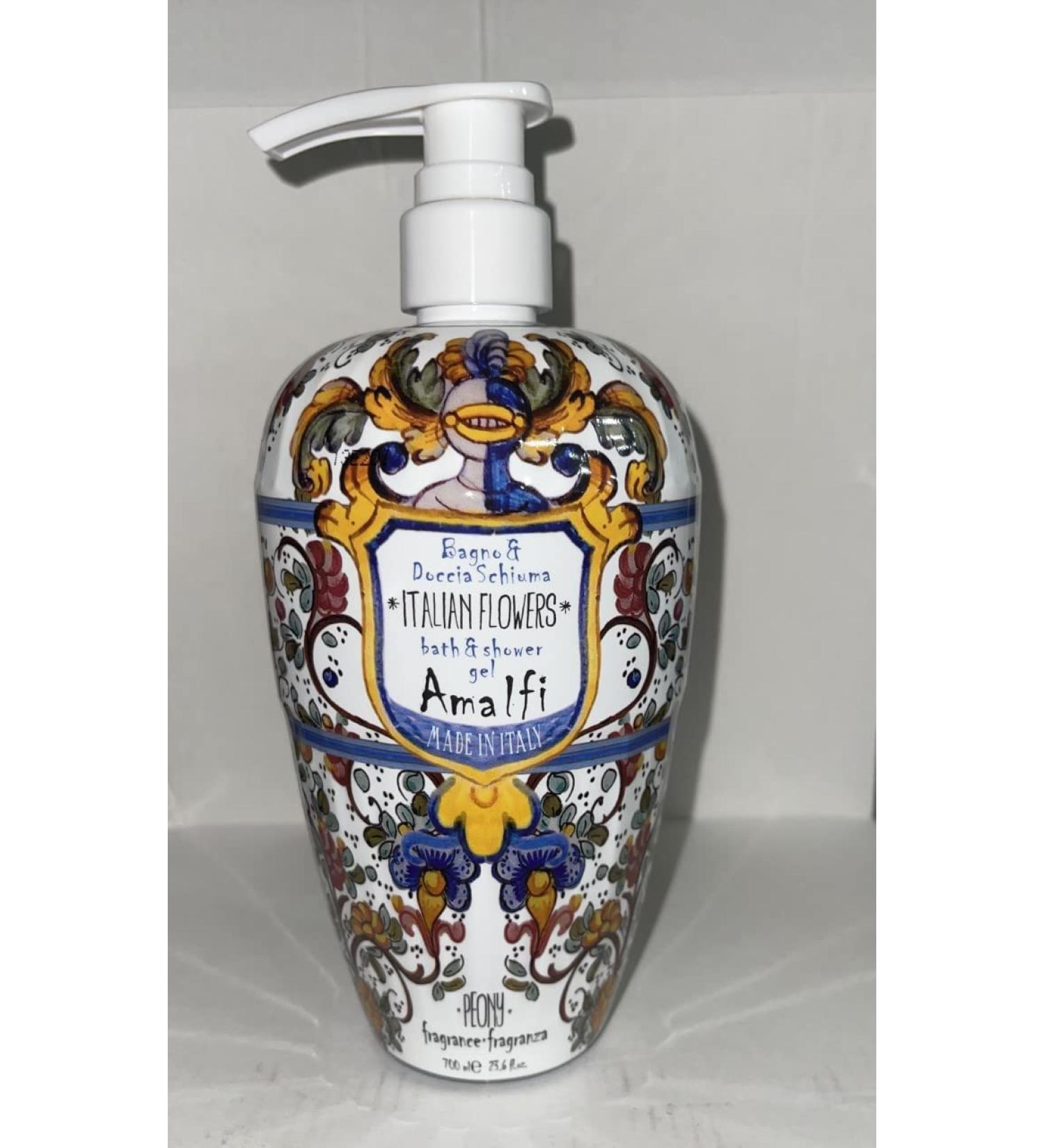 LE MAIOLICHE LE MAIOLICHE BATH AND SHOWER FOAM 700 ML AMALFI ITALIAN FLOWERS