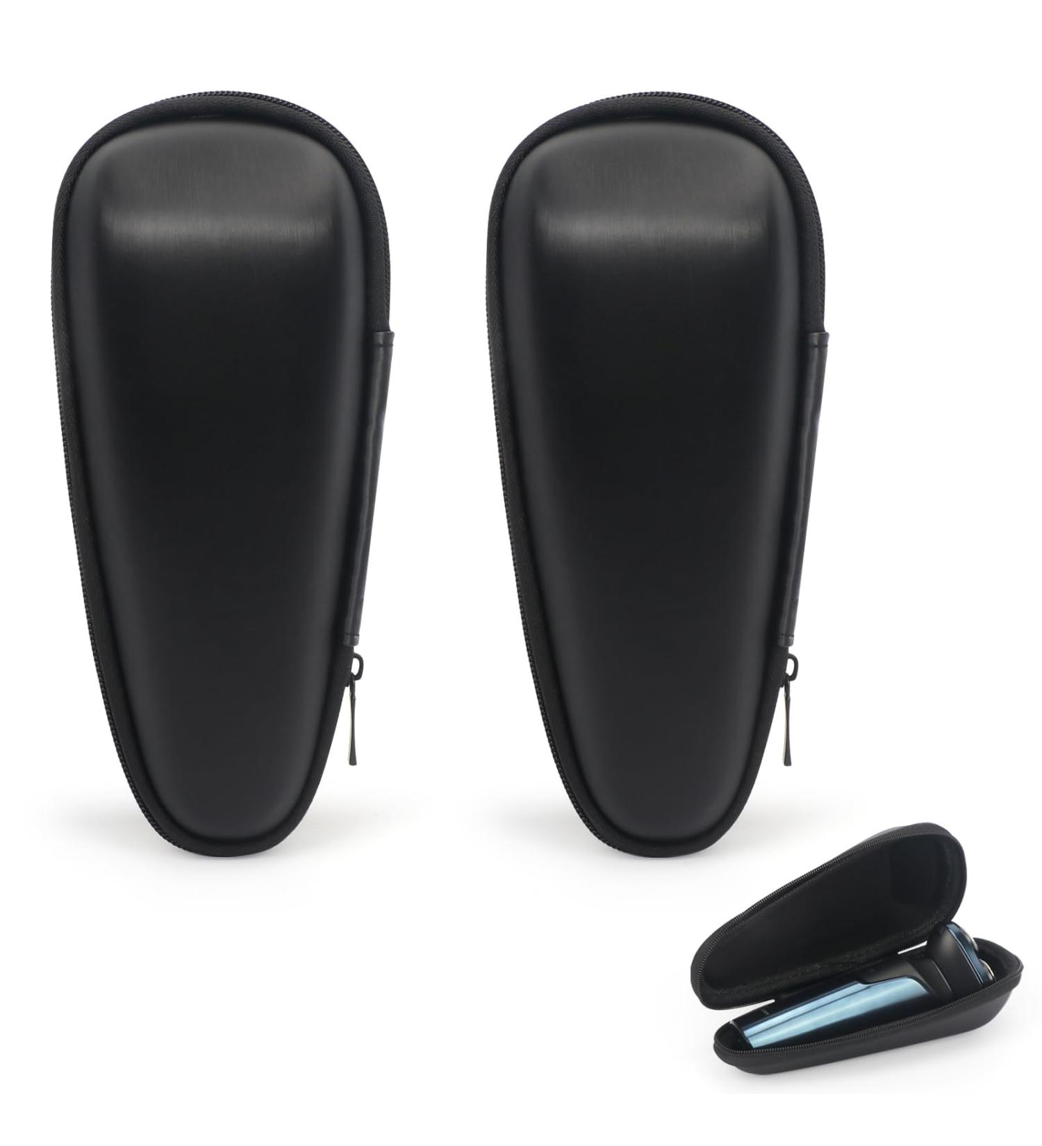 Razor Storage Case Durable Travel Case for Men's Razors | Lightweight & Zip Closure | 2-Piece Set - Buy Online on GoSupps.com