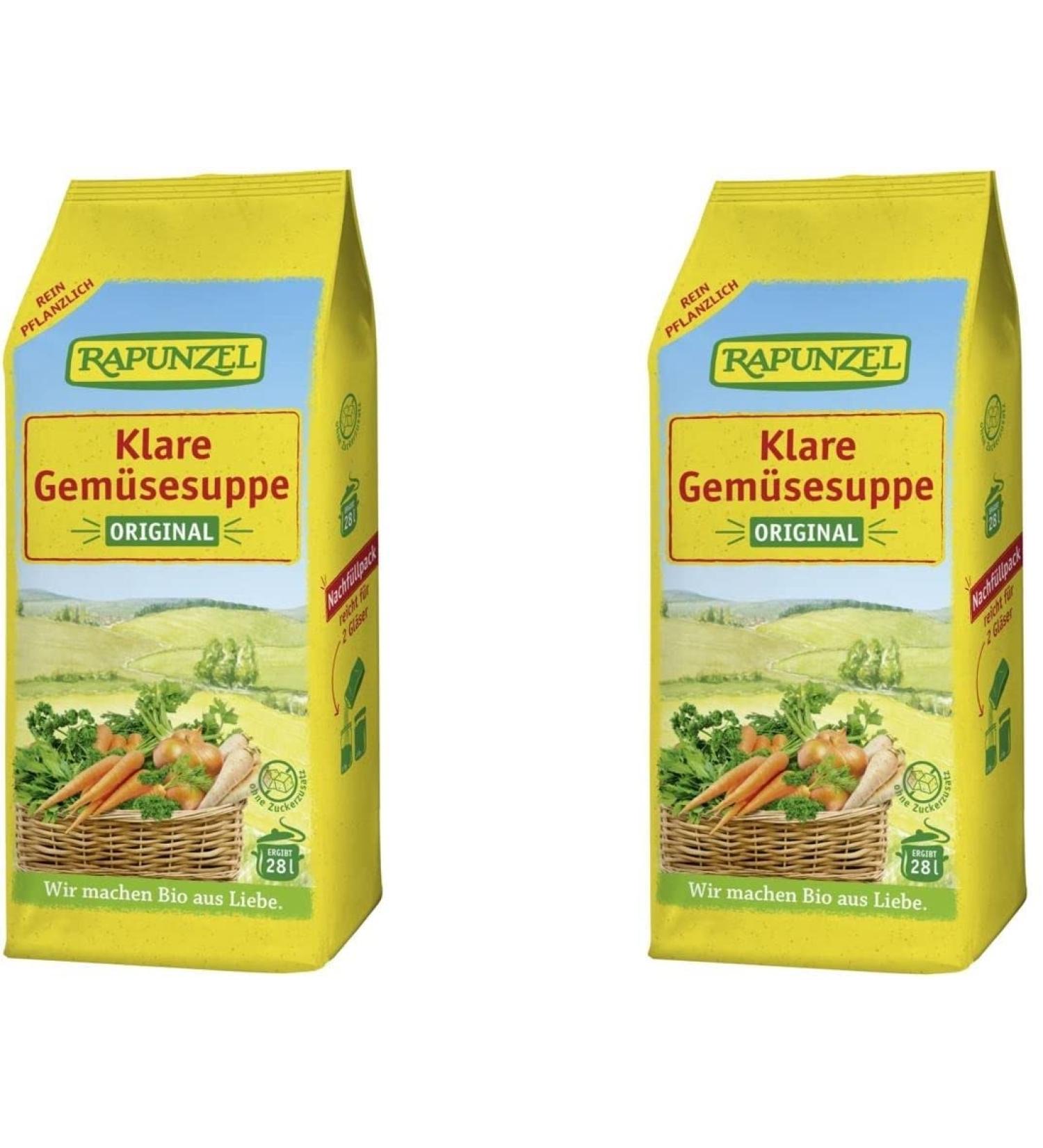  Rapunzel Rapunzel Clear Soup with Organic Yeast (2 x 500 g) - Buy Online on GoSupps.com