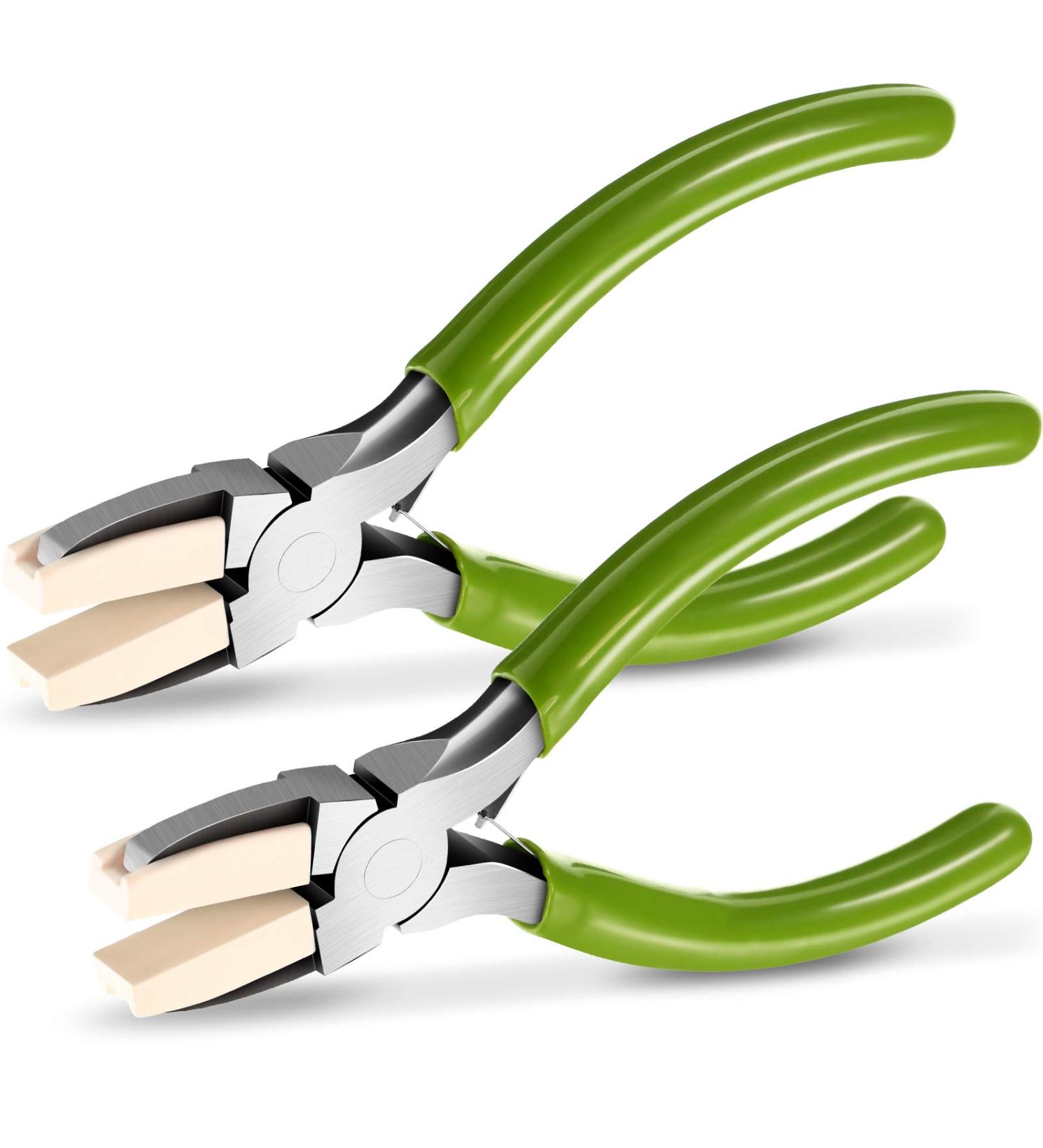 2 Pack Nylon Nose Pliers - Carbon Steel Jewelry Making Tools for Beading & Wire Crafts - 5.3 Inch - Buy Online on GoSupps.com