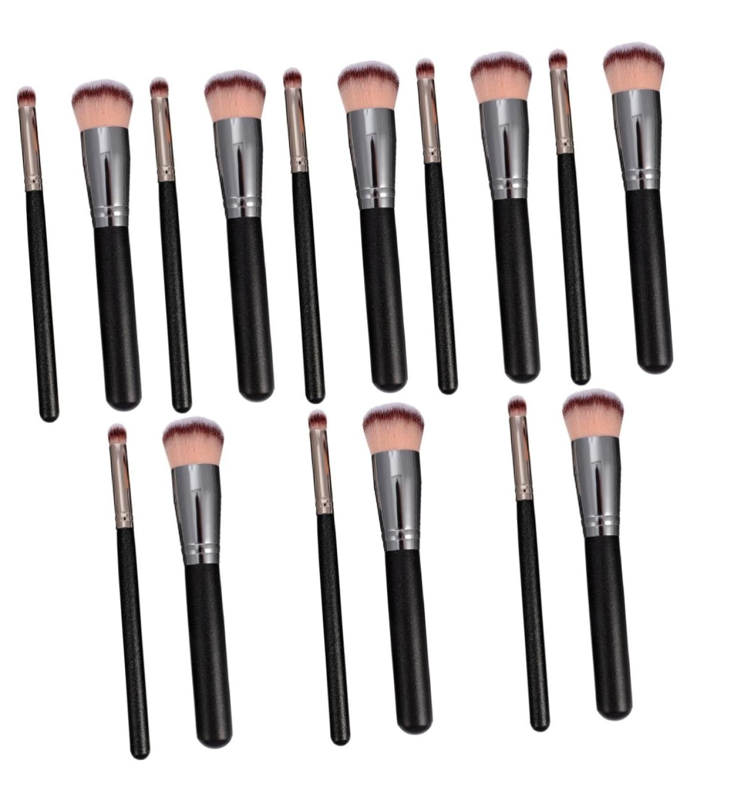 FOMIYES 16 Pcs Makeup Brush Set - Blending Blush Eyeshadow & Foundation Brushes | Premium Synthetic Cosmetic Kit for Flawless Makeup Application - Buy Online on GoSupps.com
