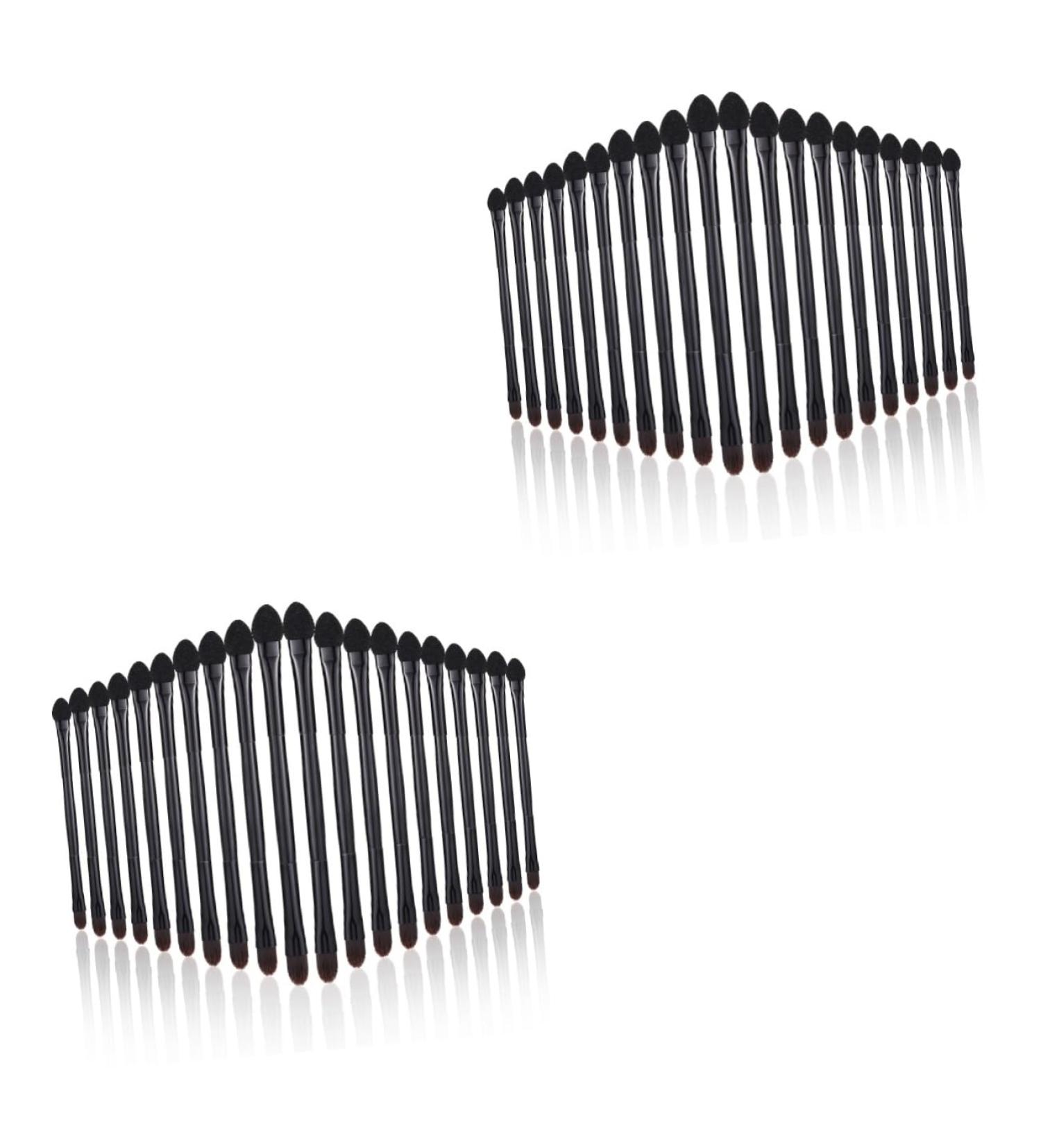 MAGICLULU Powder Applicator 40 pcs Ended Head Eyeshadow Makeup Women Double Eye Tools Shadow for Lipstick Kit - Buy Online on GoSupps.com