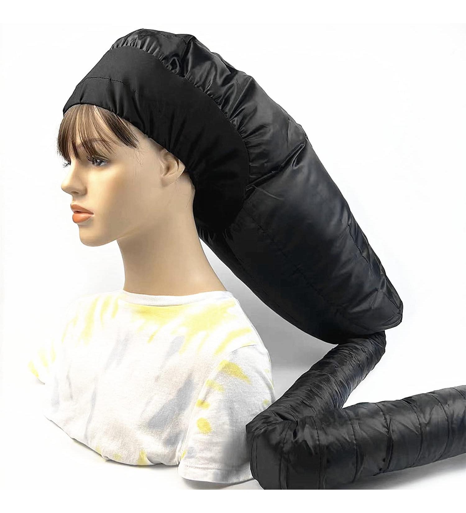 NAUZE Adjustable Bonnet Hood Hair Dryer Cap for Women - Black - Buy Online on GoSupps.com