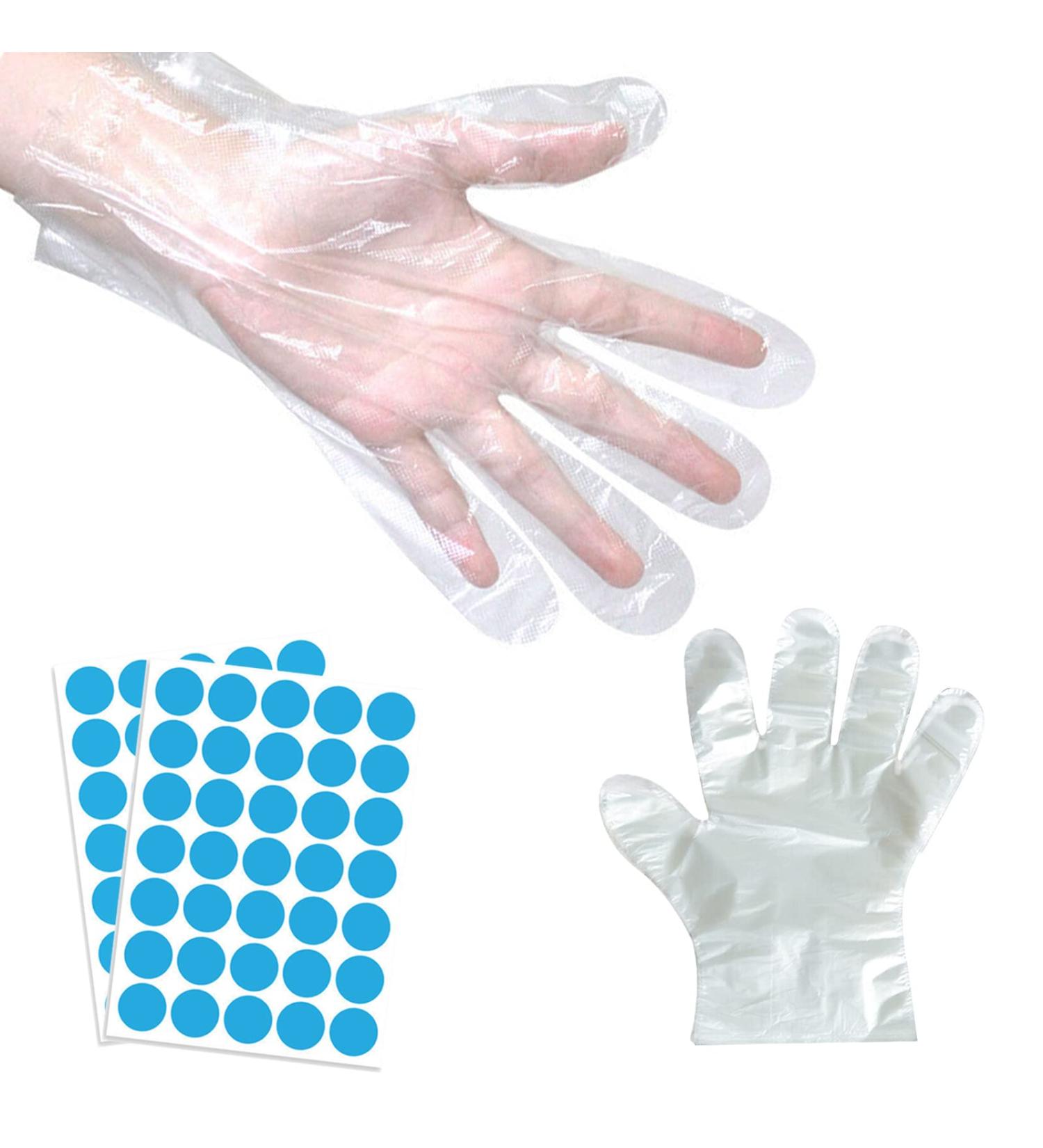 Xerteam 100pcs Wax Paraffin Bath Gloves for Hand & Pedicure Spa Treatment - Disposable Cover & Liners Included - Buy Online on GoSupps.com