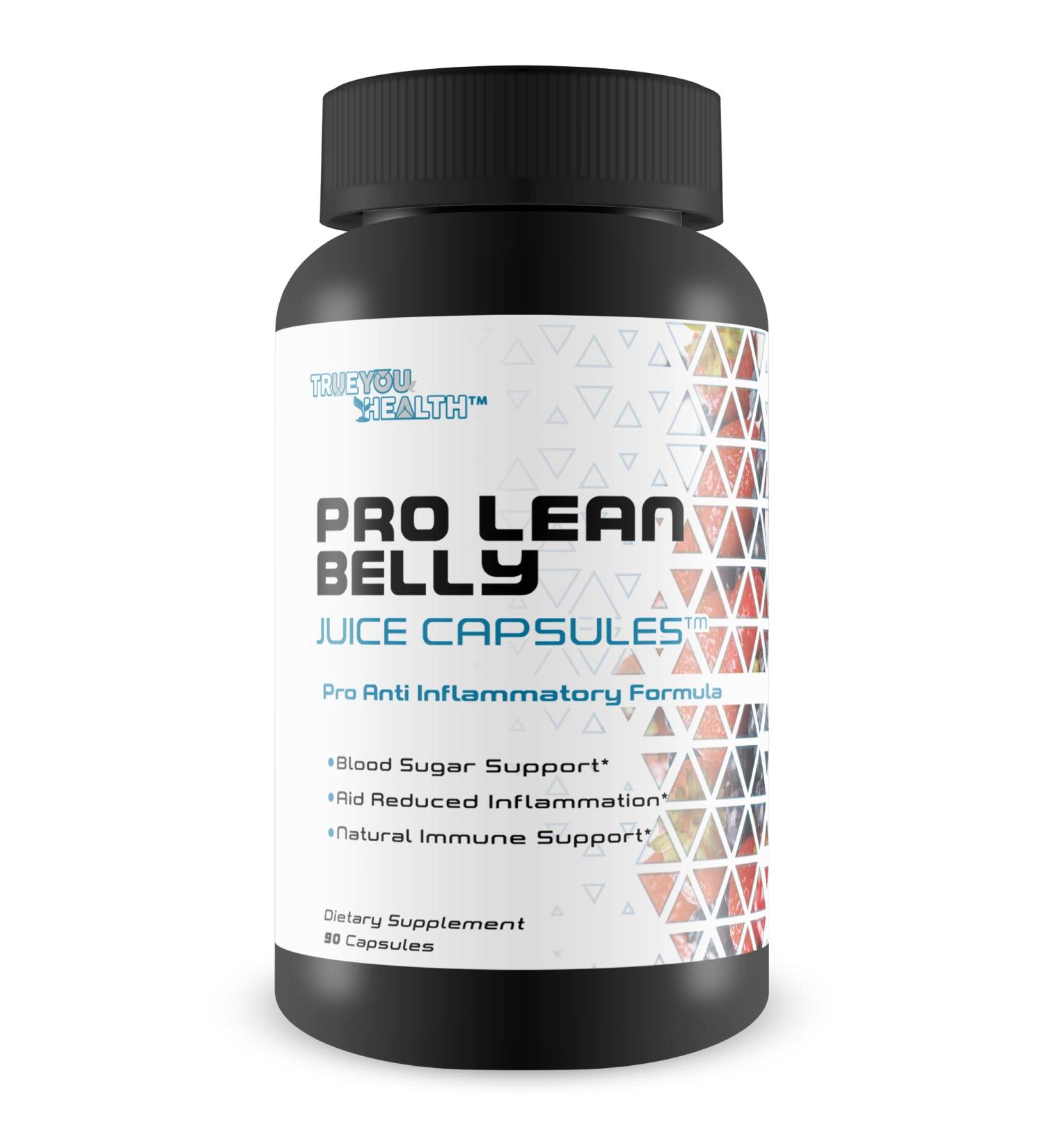 Pro Lean Belly Juice Capsules - Daily Cleanse & Detox Supplement for Digestive & Immune Health - With Psyllium & Aloe - Promotes Regularity, Wellness & Energy - Buy Online on GoSupps.com