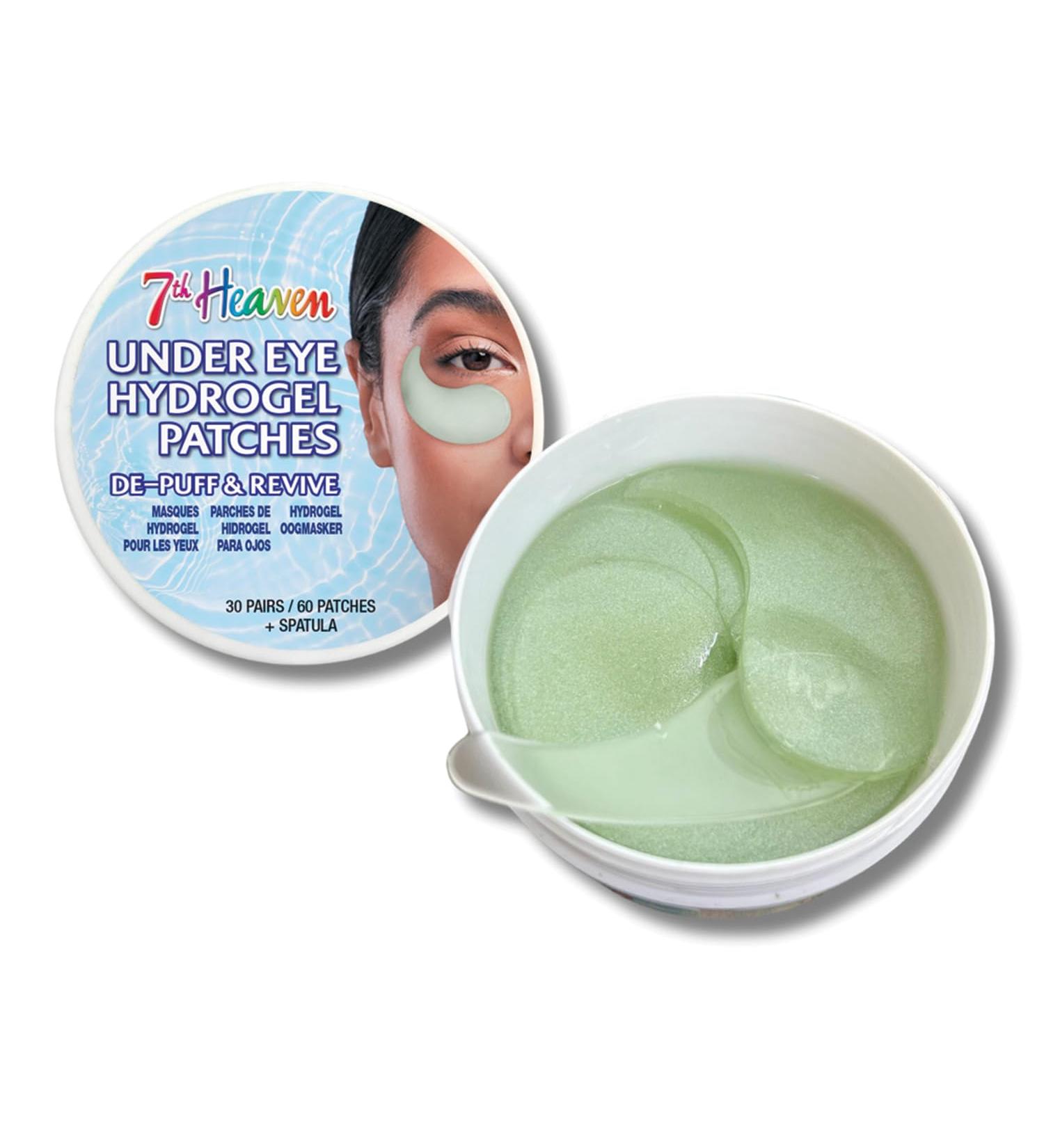 7th Heaven Under Eye Hydrogel Patches (60 Patches / 30 Pairs). Includes Spatula. Under Eye Masks for Puffy Eyes. Cooling Eye Masks to Revive Tired Eyes - Genuine 7th Heaven Eye Masks Skincare - Buy Online on GoSupps.com