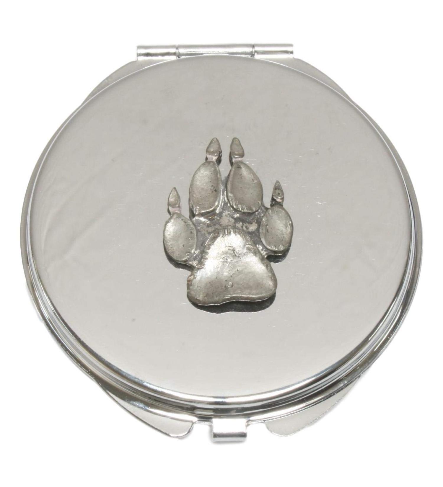 Wolf Paw Compact Mirror Handbag Gift With Free Engraving 401 - Buy Online on GoSupps.com