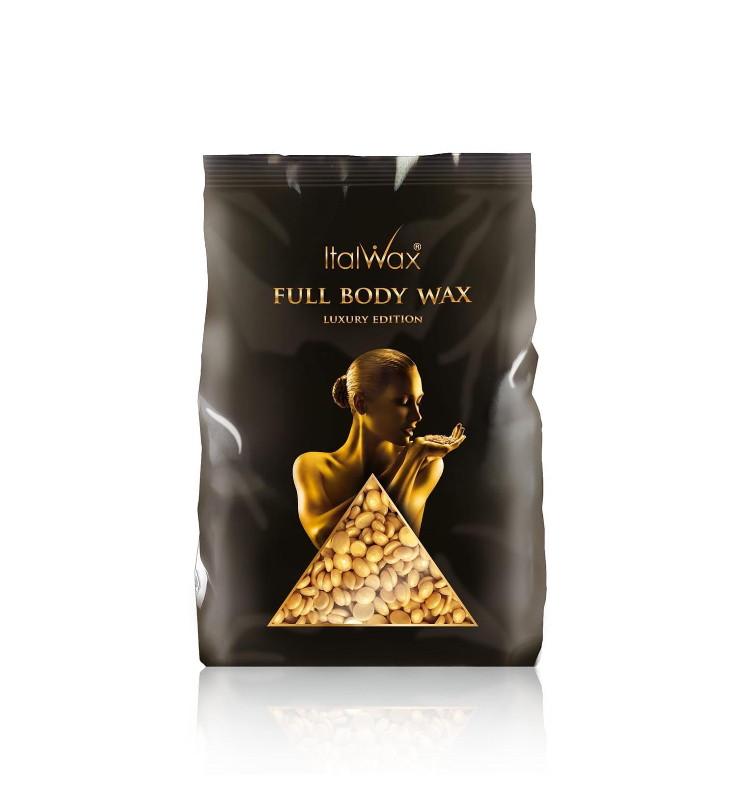 Italwax Luxury Full Body 1kg Peelable Wax for Hair Removal without Strips Rosin Free Formula Ideal for Sensitive Skin Recommend - Buy Online on GoSupps.com