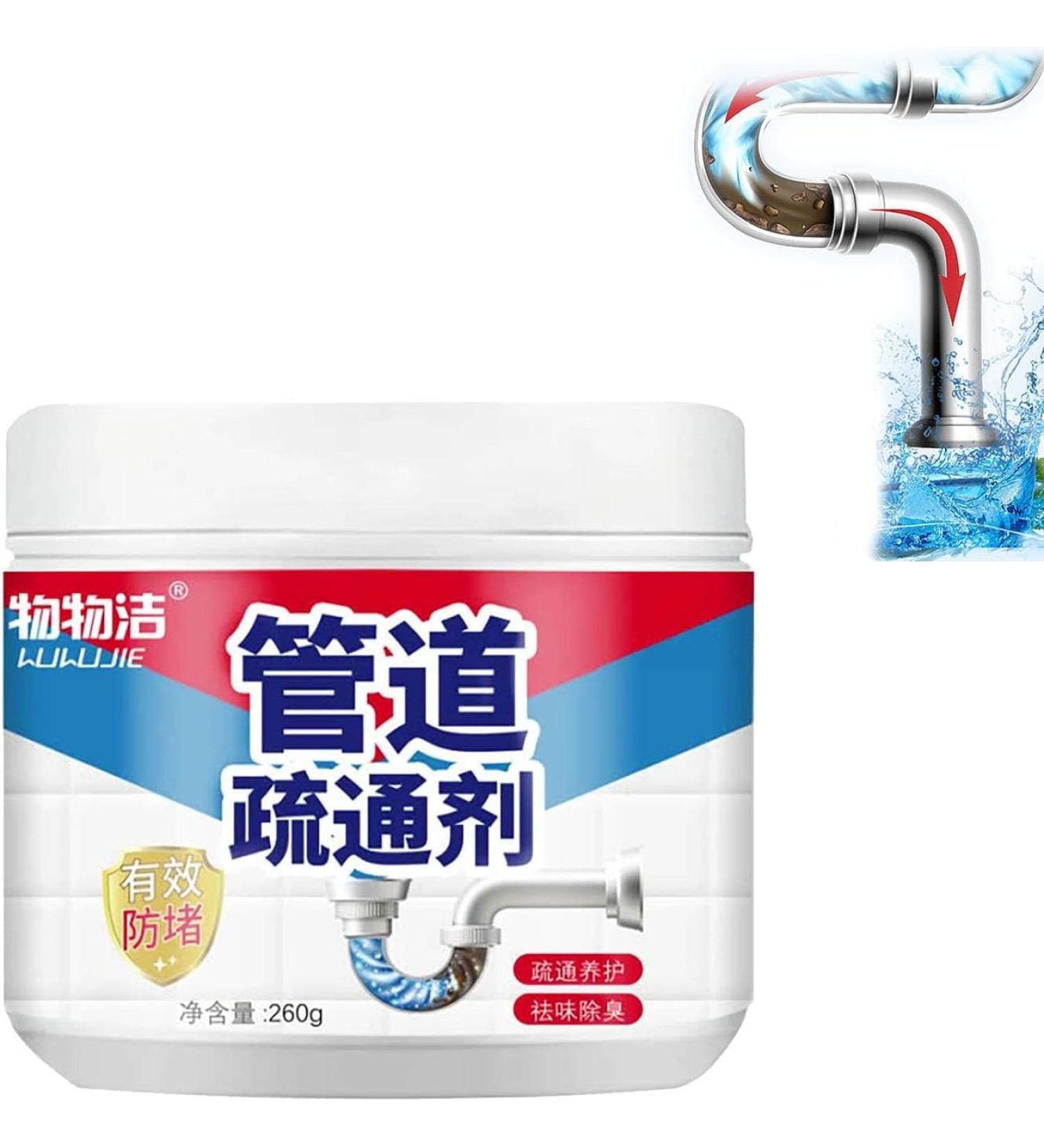 Pipe Dredge Deodorant Sewer Toilet Kitchen Dredging Deodorant Powerful Sink Drain Cleaner Pipe Dredging Agent Pipe Dredging Agent for Kitchen Toilet (1pc) - Buy Online on GoSupps.com
