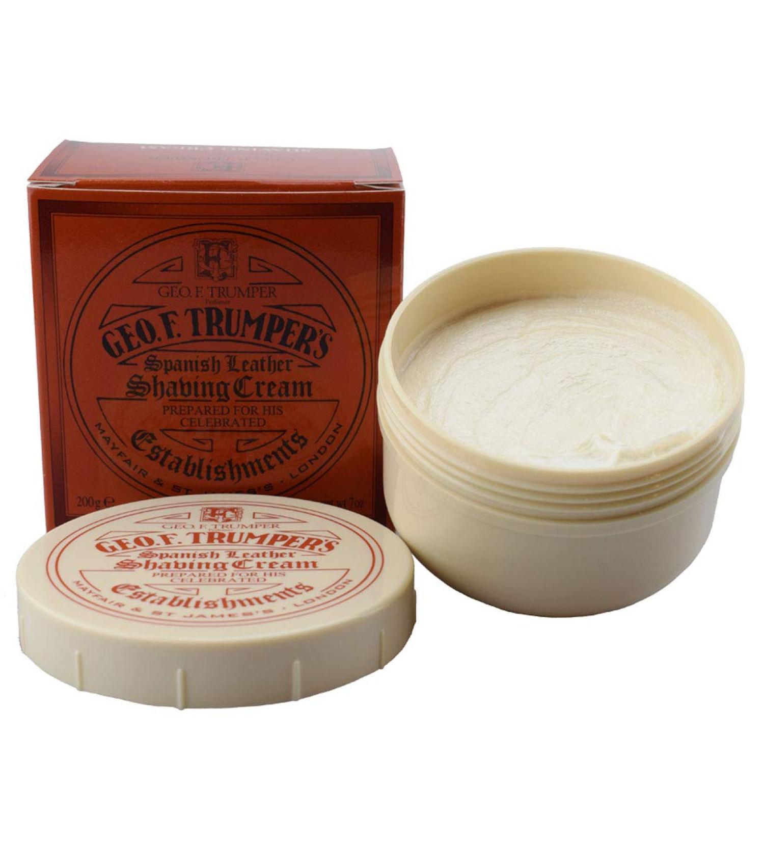 Geo F Trumper Spanish Leather Shaving Cream Bowl 200 g (1 pack)