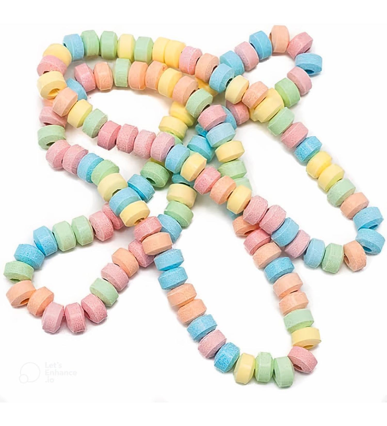 Candy Sweet Necklaces - 10 X Sweet Necklace - Ideal For Party Bags - Retro Sweets