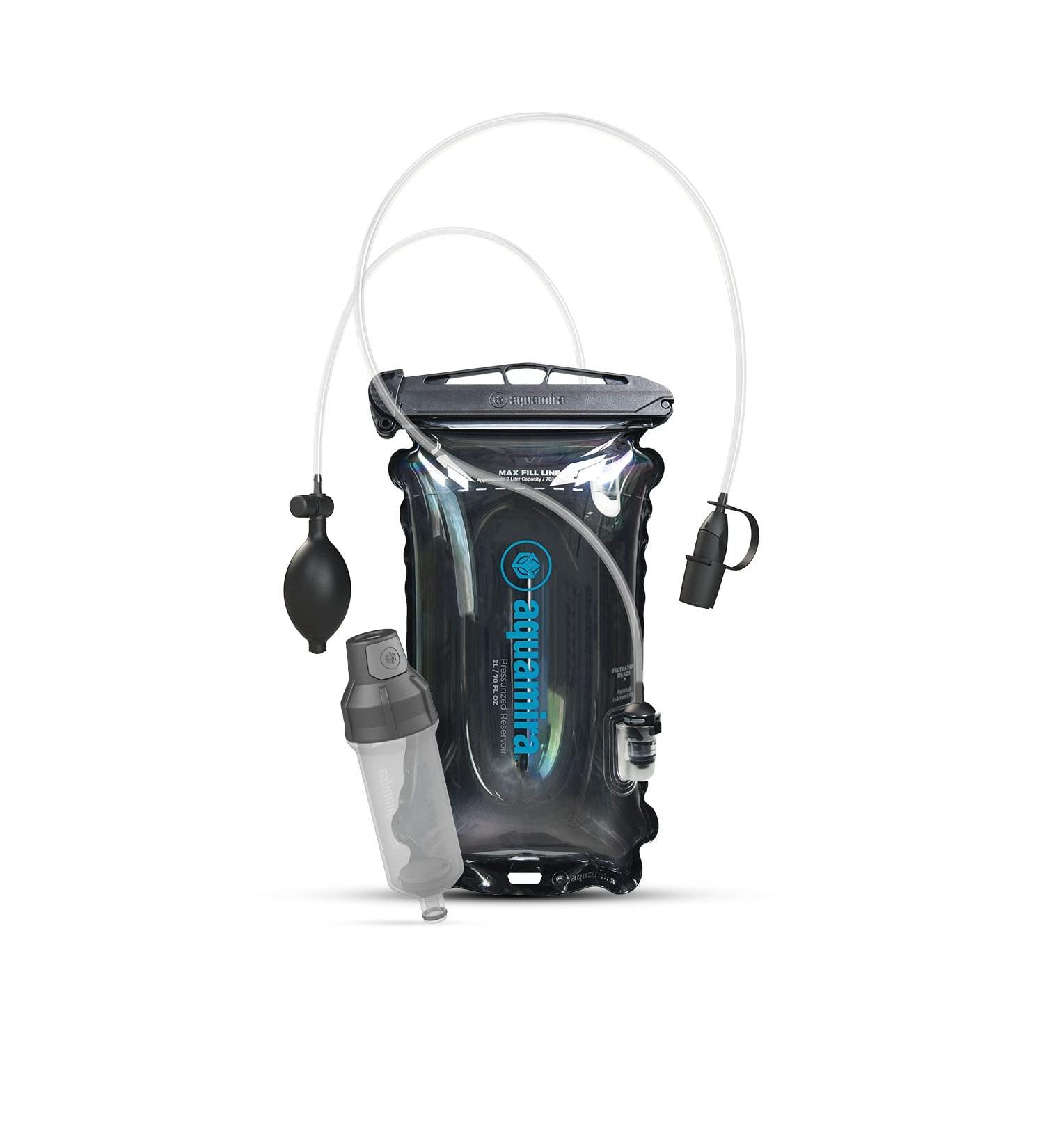 Aquamira Pressurized Reservoir Water Filtration Reservoir - 70 Fl Oz. - Buy Online on GoSupps.com