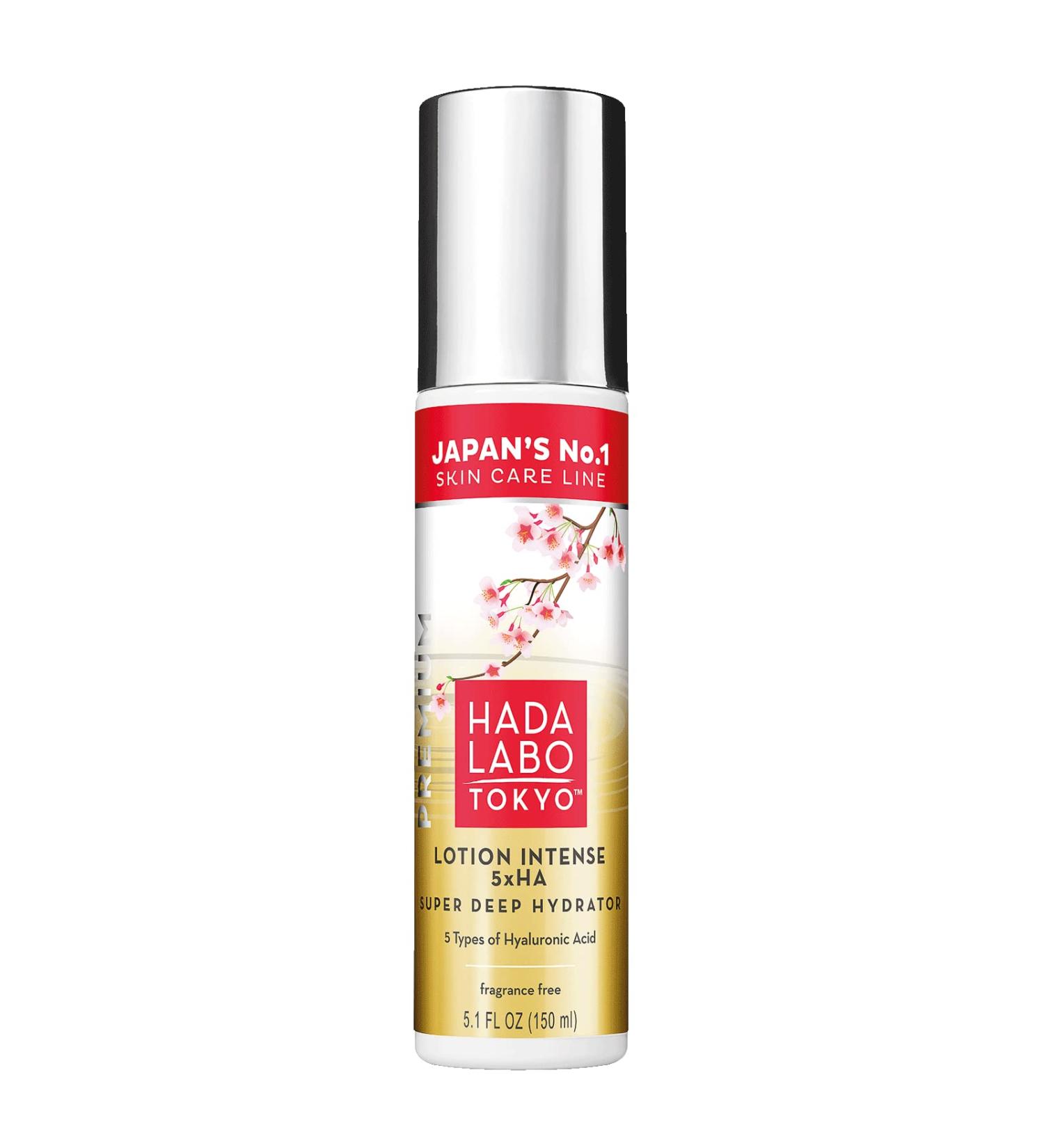 Hada Labo Tokyo Premium Face Lotion with Hyaluronic Acid 150 ml - Effective Skincare - Moisturizing Face Serum with - Women's Face Serum For All Skin Types - Anti Aging Serum