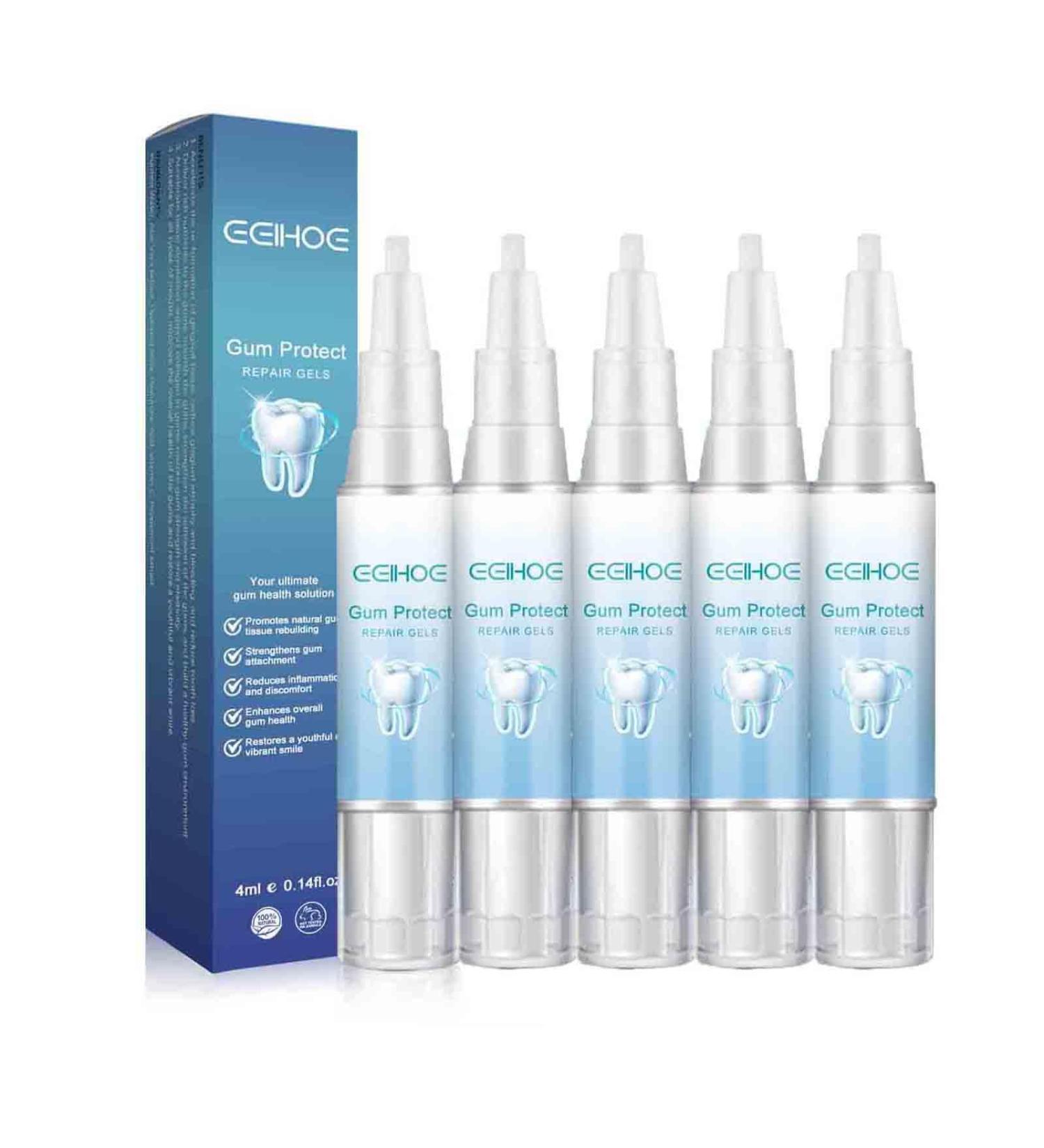 Gum Therapy Gel & Tooth Whitening Pen Set - Repair Protect & Reduce Inflammation - 5 Pieces - Buy Online on GoSupps.com