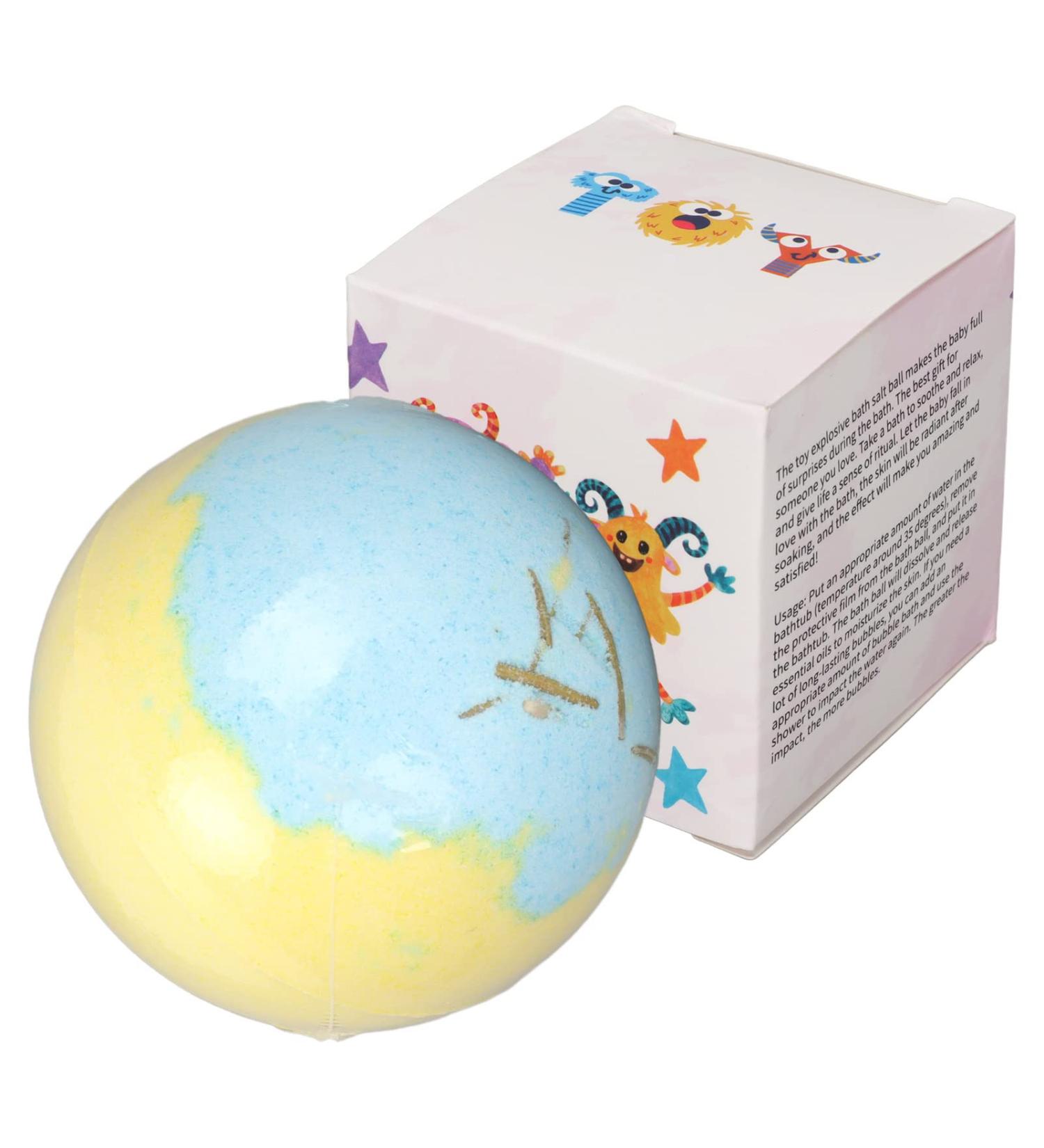 Bubble Bath Ball & Bars Spa Kit for Kids | Moisturizing Shower Bath Bombs 130g | International Shipping - Buy Online on GoSupps.com