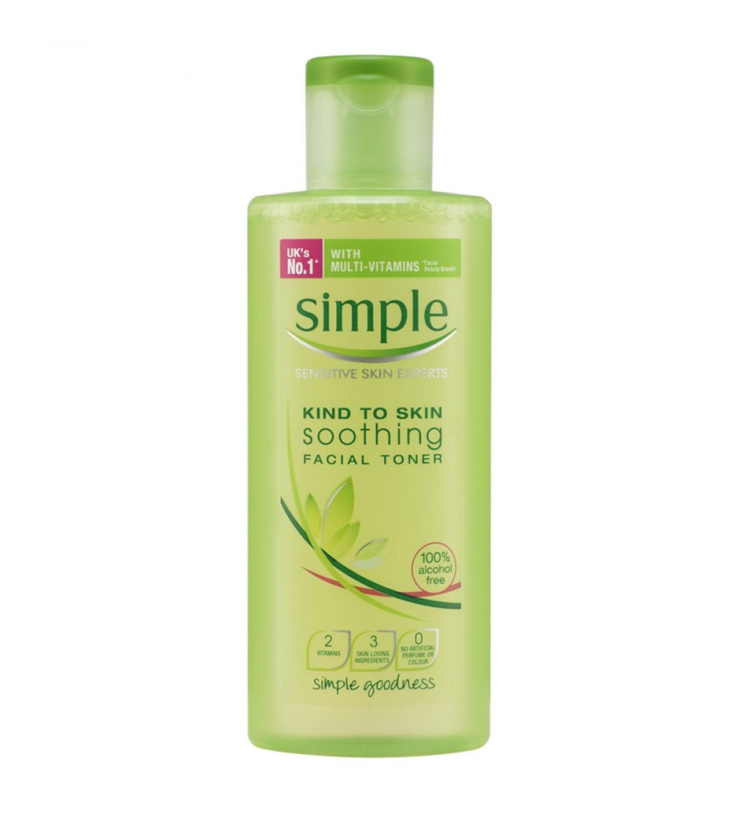 Simple Simple Kind to Skin Alcohol-Free Soothing Facial Toner 200ml