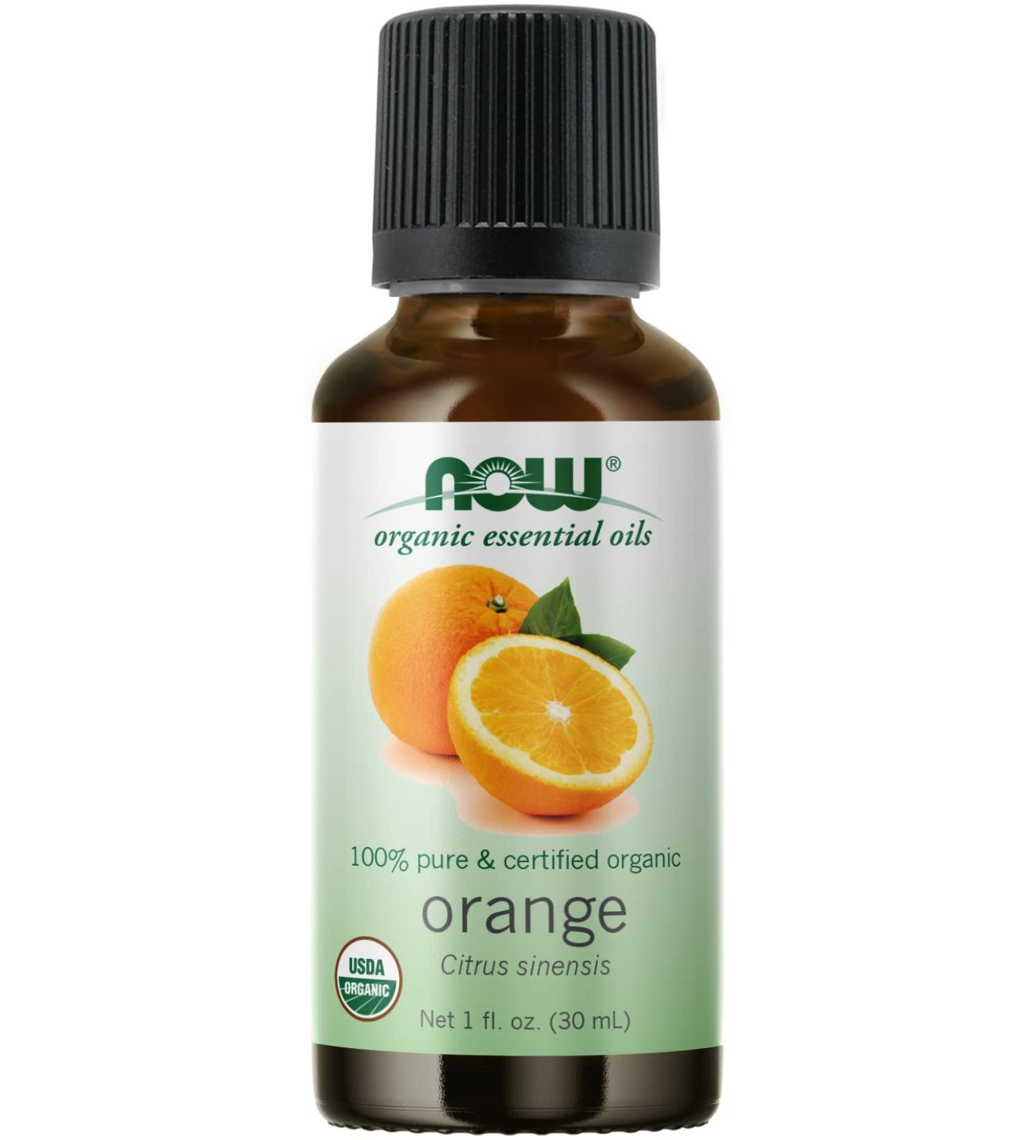 Now Foods Organic Essential Oils Orange 1 fl oz (30 ml)