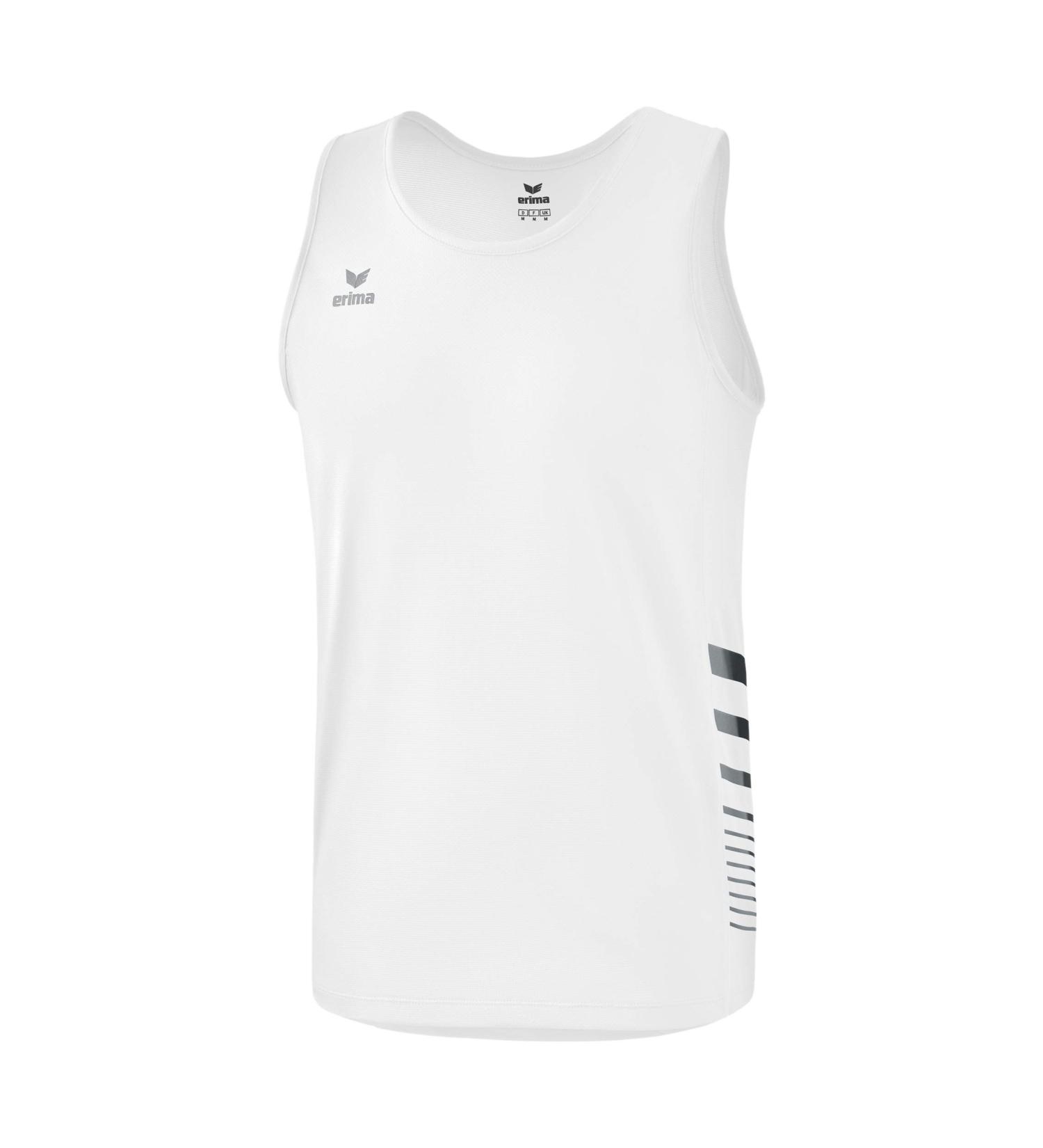 ERIMA Children's Race Line 2.0 Running Singlet made of quick-drying stretchy functional material with flat seams 164 New White