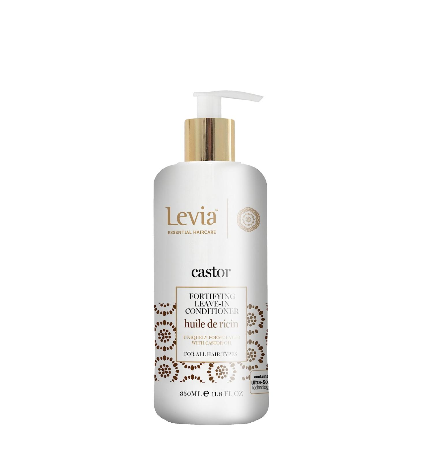Sensation Levia Fortifying Leavein Conditioner Castor Moisturizing hair Growth promoting Strong shiny hair For all hair types 350 ml