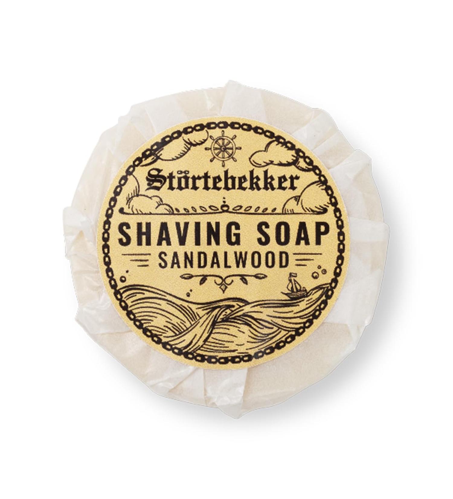 St rtebekker Premium Sandalwood Razor Soap 70g - Handmade Vegan Shaving Soap for Men & Women - Perfect for Lathering with Safety Razor & Straight Razor - Buy Online on GoSupps.com