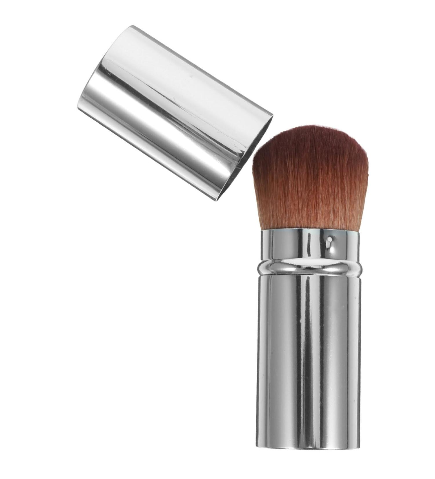 Ipetboom Makeup Powder Brush for Loose Powder Foundation Applicator Blush Brush Cosmetic Applicator Retractable Brush Cosmetic Foundation Brush Travel Mix Artificial Fiber Cosmetics - Buy Online on GoSupps.com