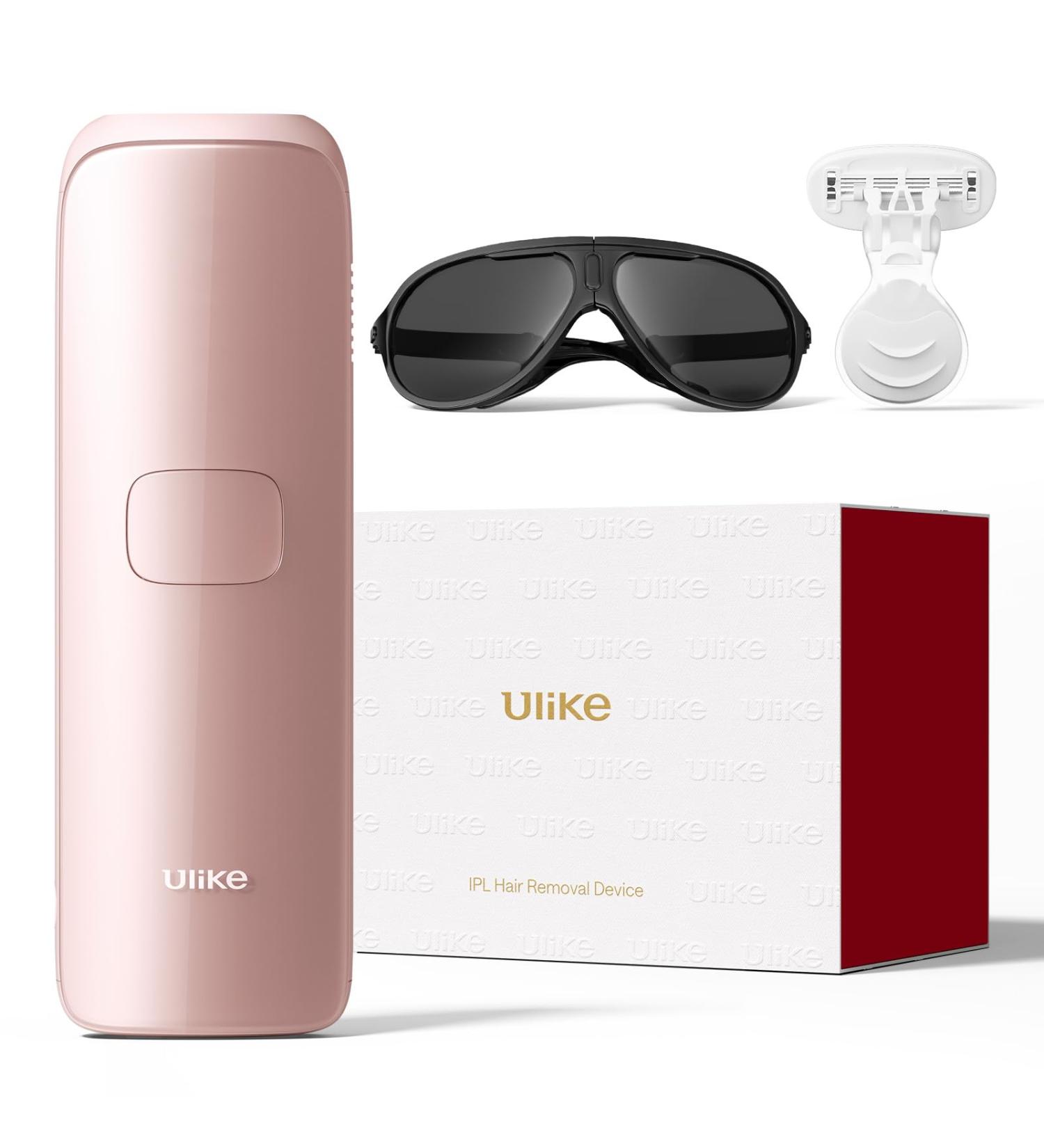 Ulike Laser Hair Removal for Women Long-Lasting IPL Hair Removal Device with Ice-Cooling Technology for Nearly Painless Treatment for Facial Bikini & Whole Body Pink - Buy Online on GoSupps.com